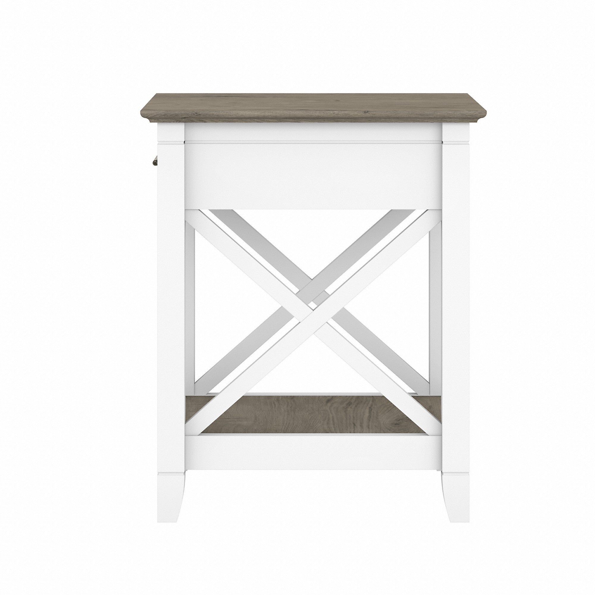 Bush Furniture Key West End Table with Storage