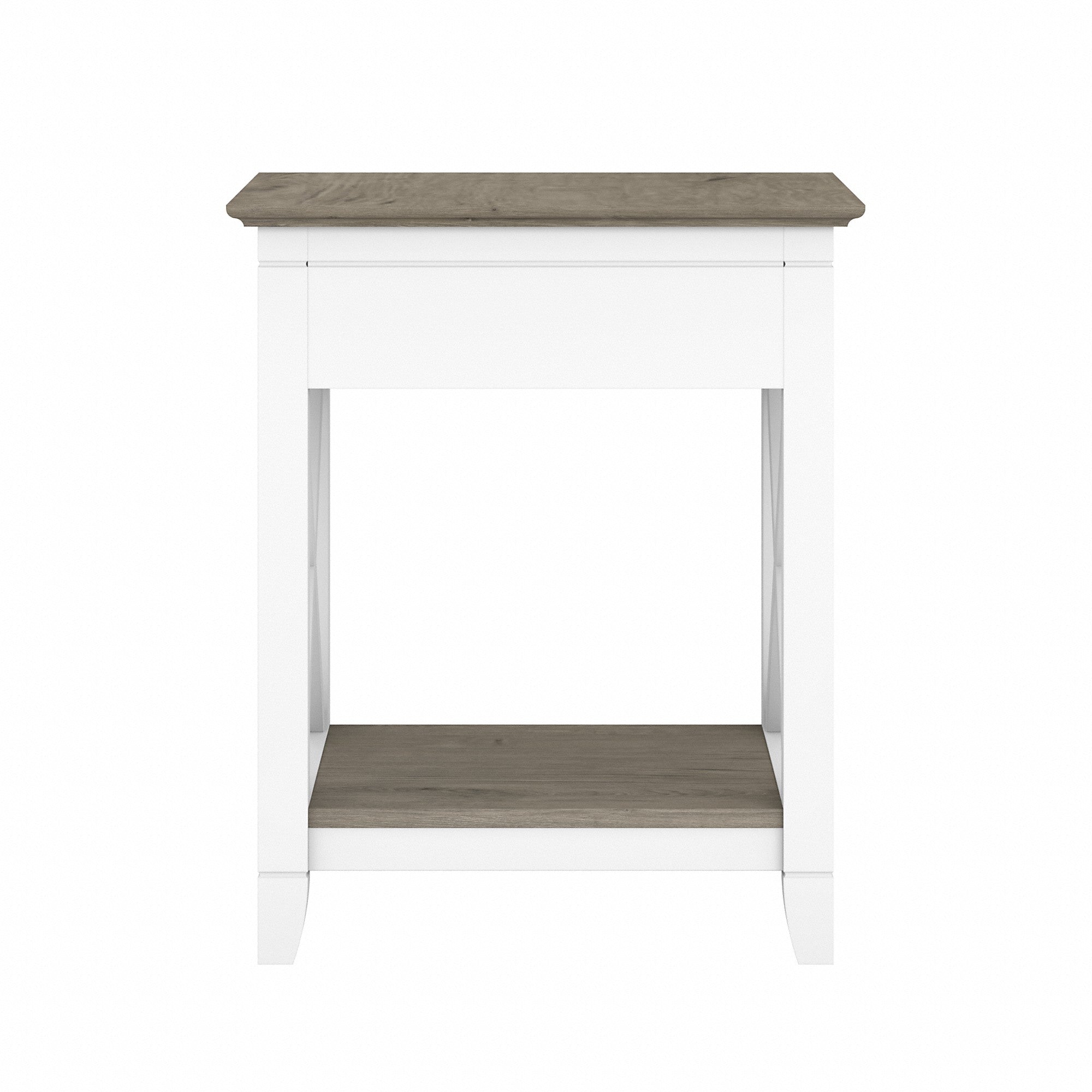 Bush Furniture Key West End Table with Storage