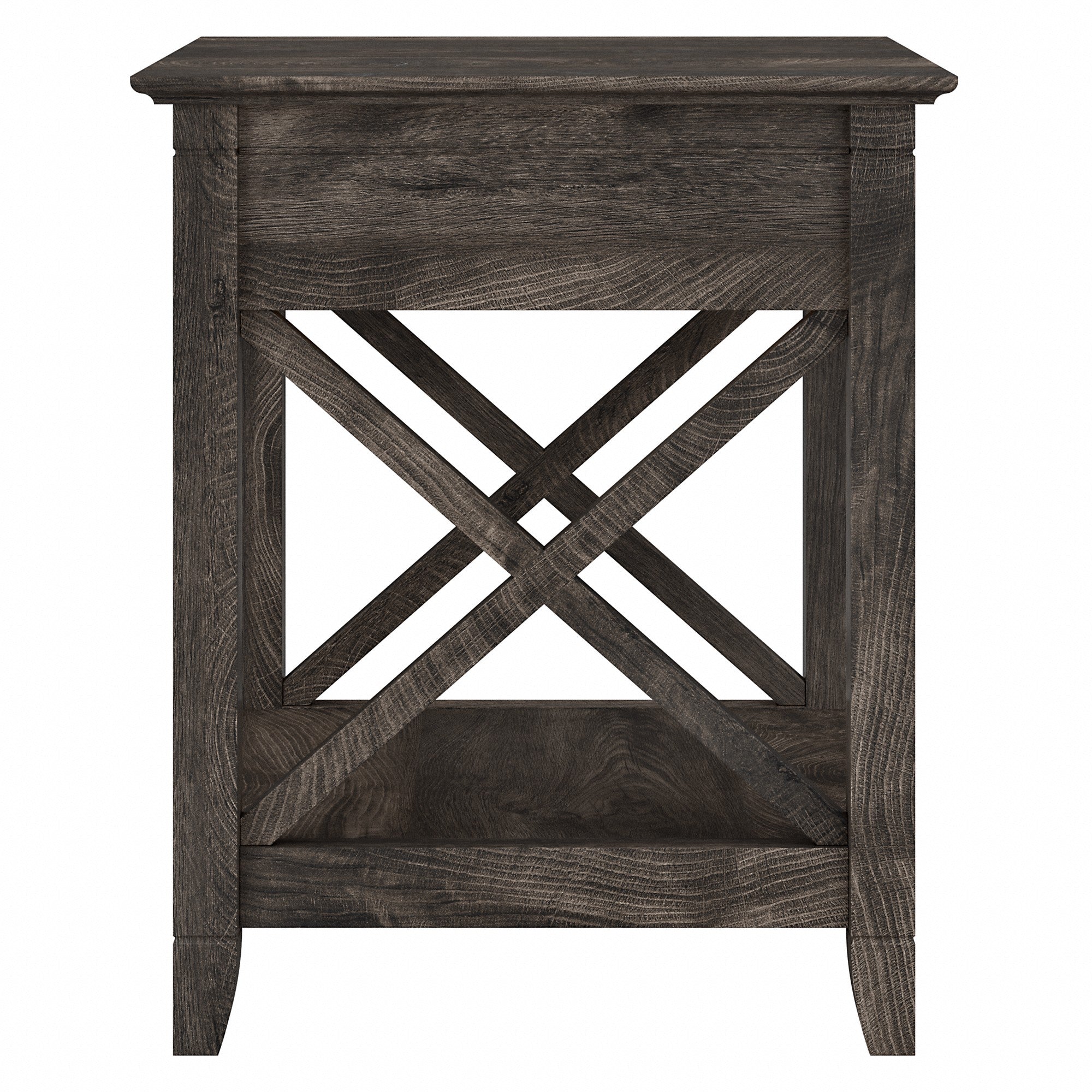 Bush Furniture Key West End Table with Storage