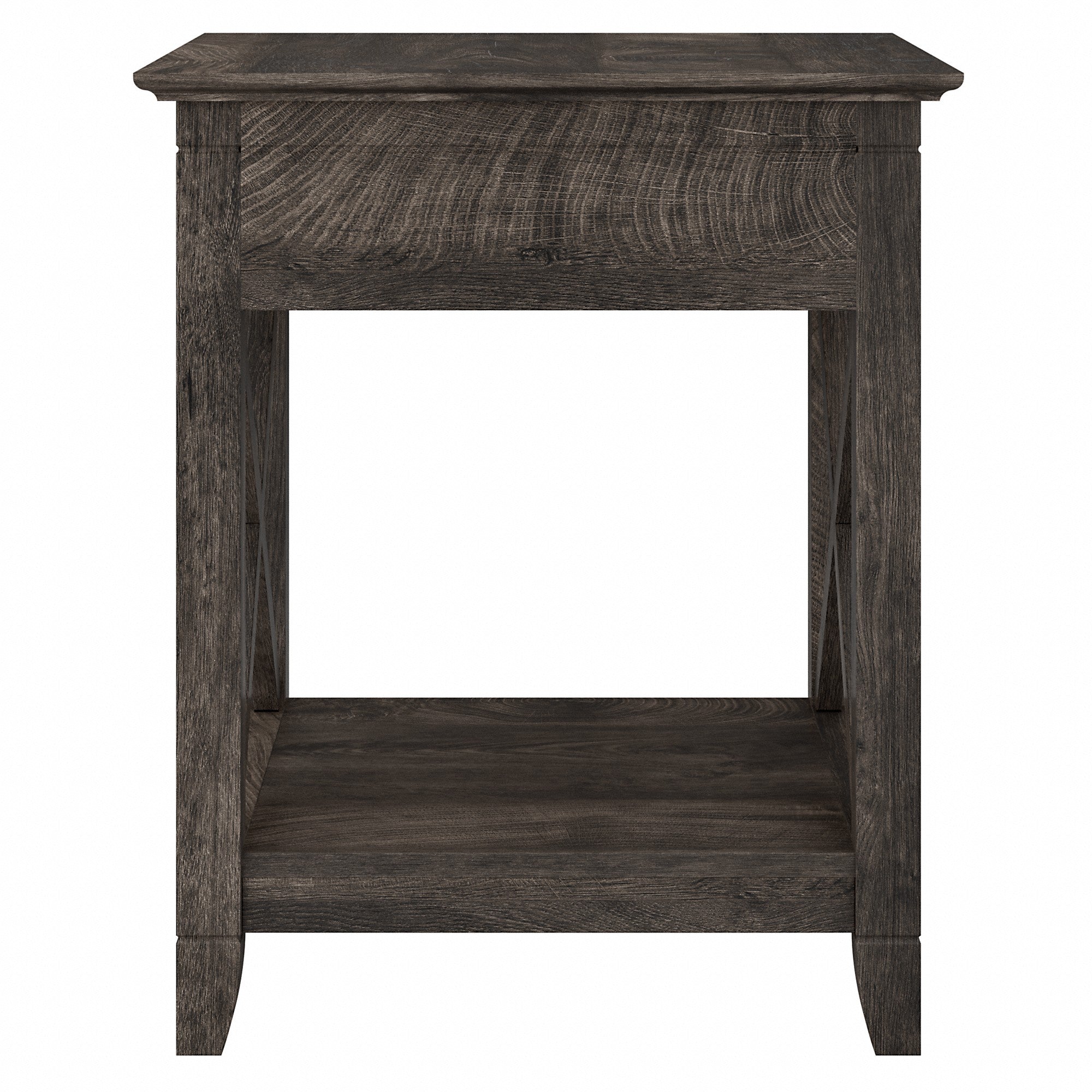 Bush Furniture Key West End Table with Storage