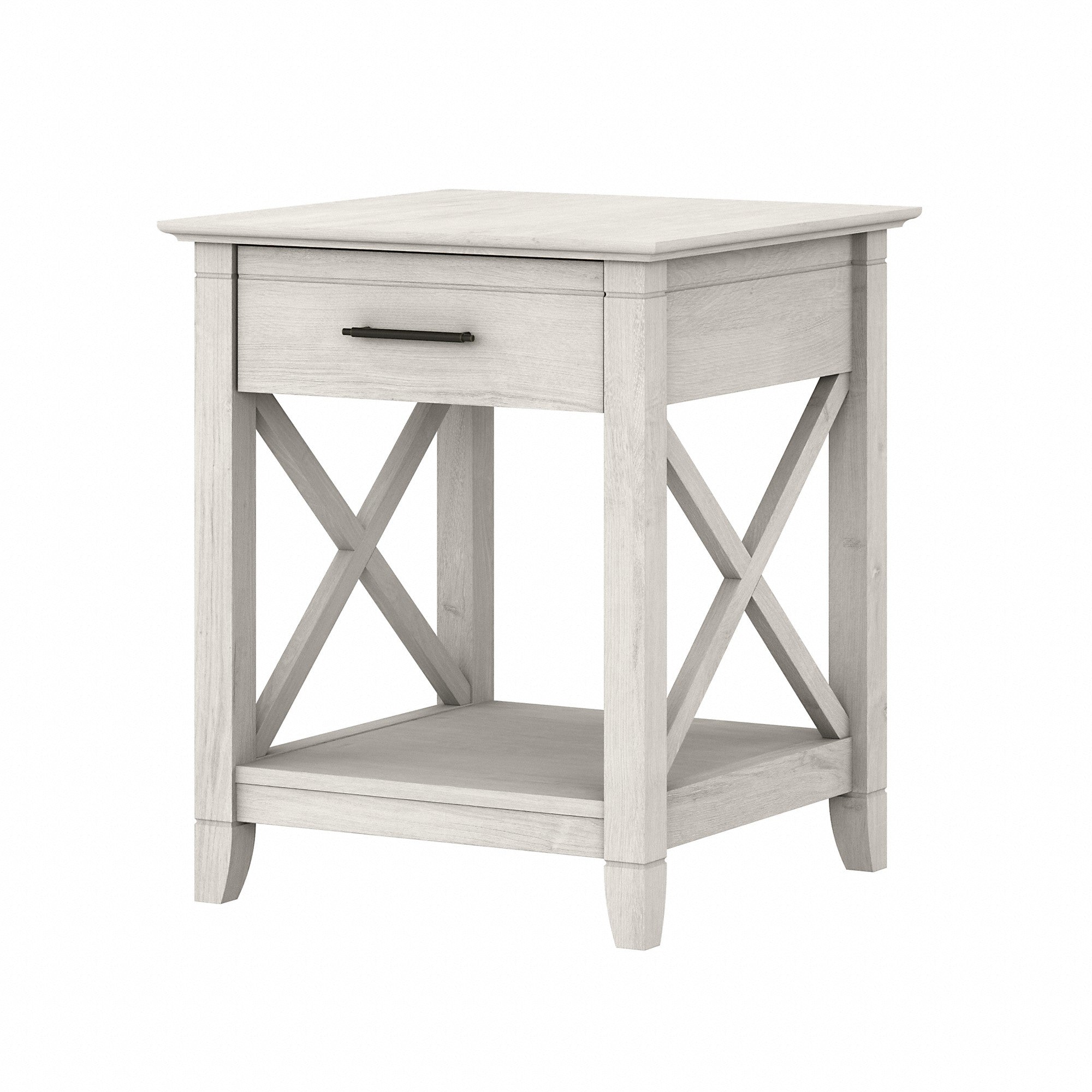 Bush Furniture Key West End Table with Storage