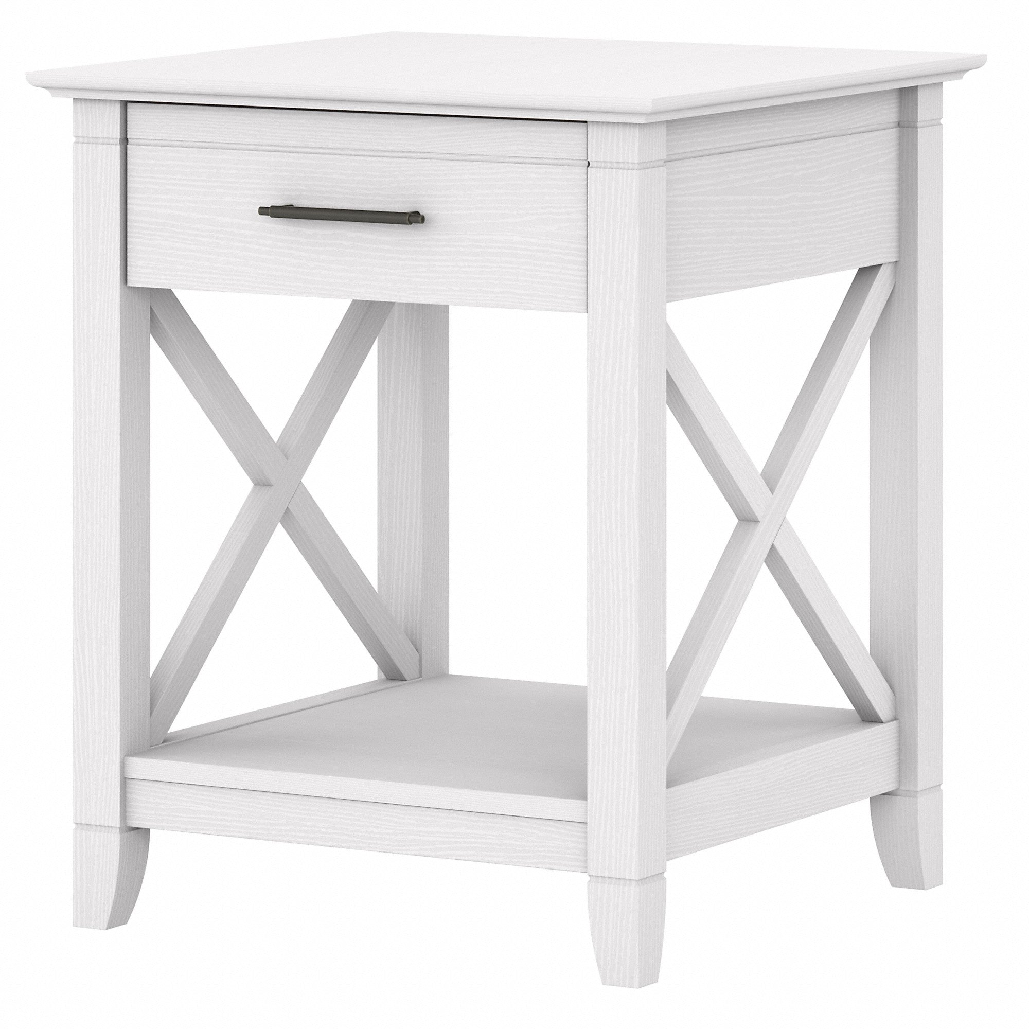 Bush Furniture Key West End Table with Storage