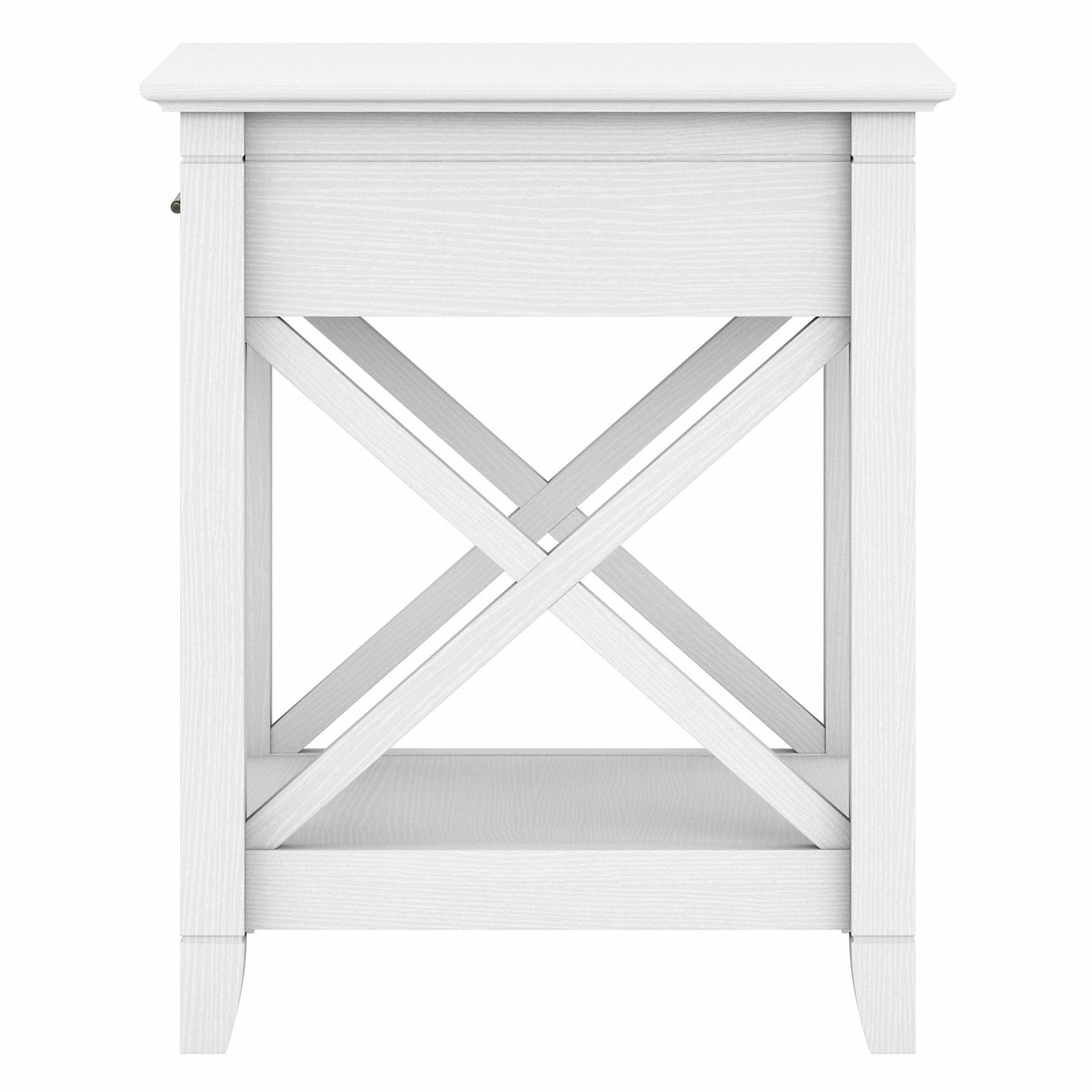 Bush Furniture Key West End Table with Storage