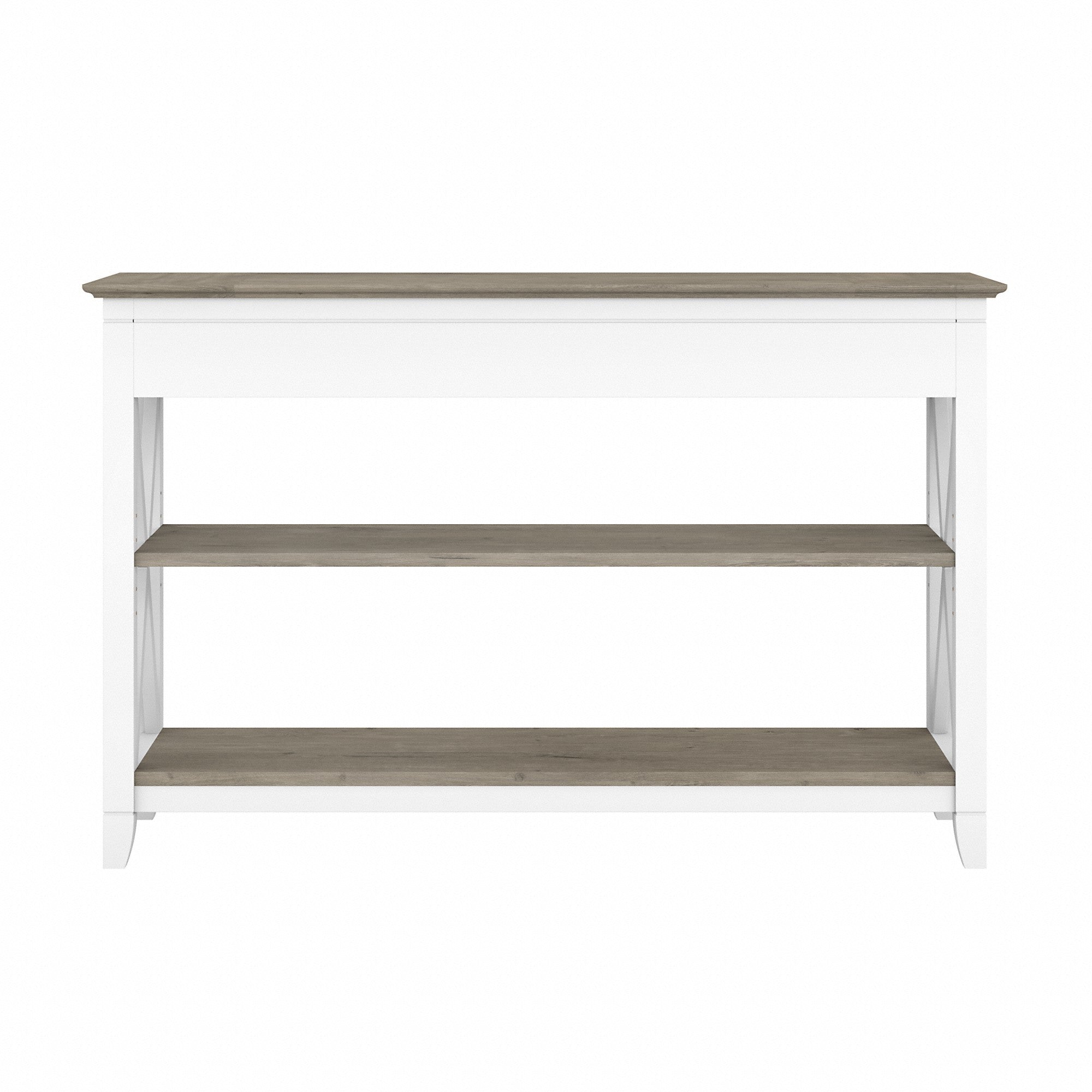 Bush Furniture Key West Console Table with Drawers and Shelves