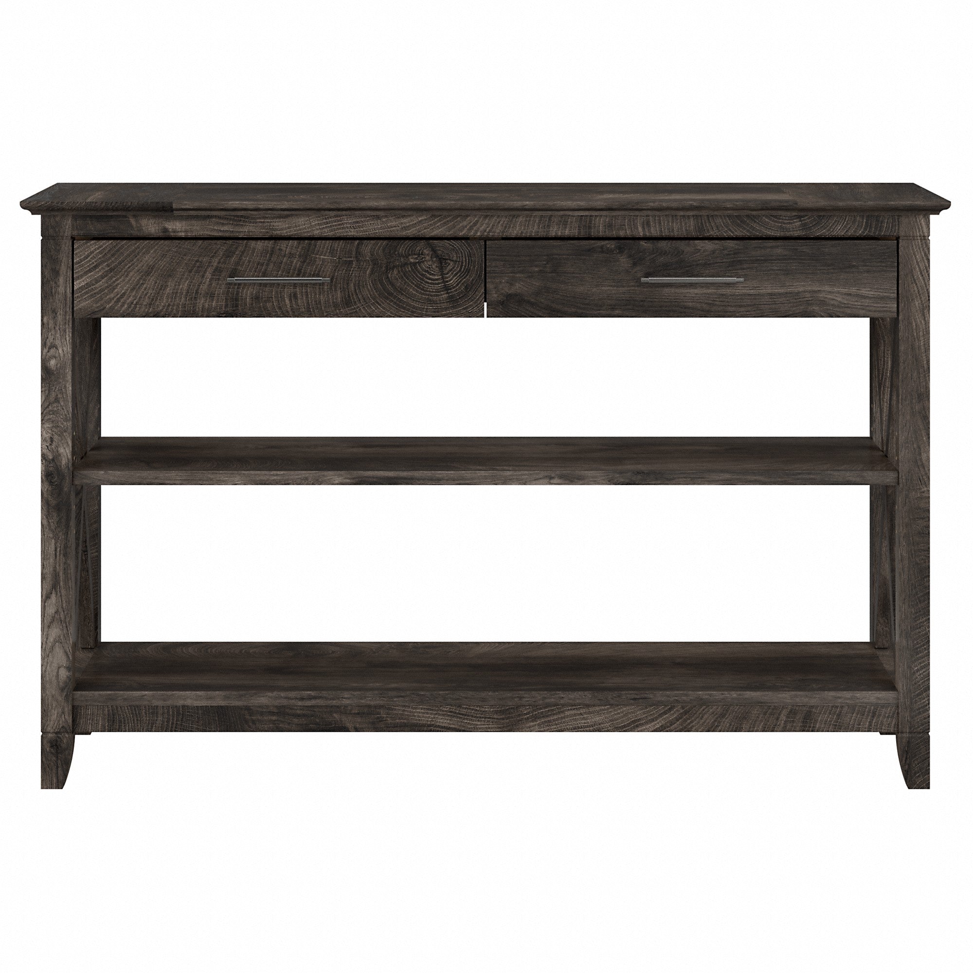 Bush Furniture Key West Console Table with Drawers and Shelves