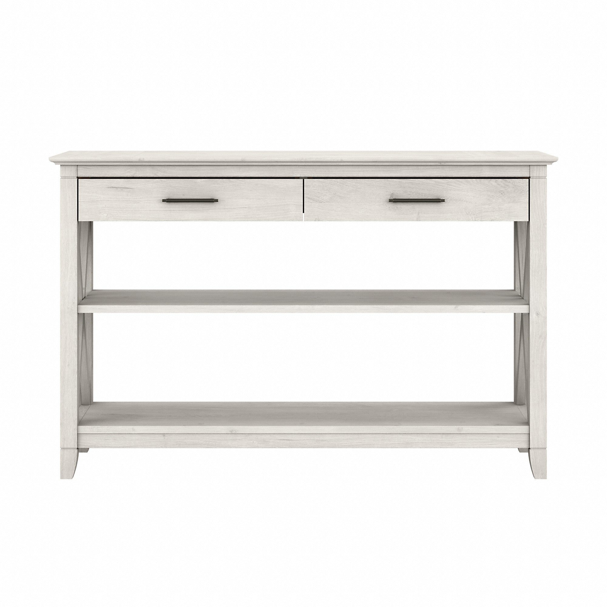 Bush Furniture Key West Console Table with Drawers and Shelves