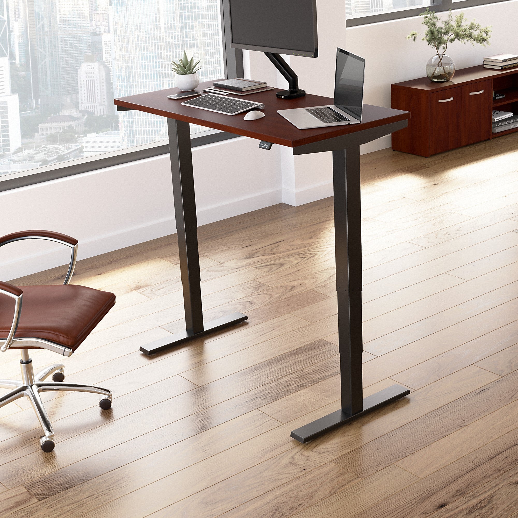 Move 40 Series by Bush Business Furniture 48W x 24D Electric Height Adjustable Standing Desk