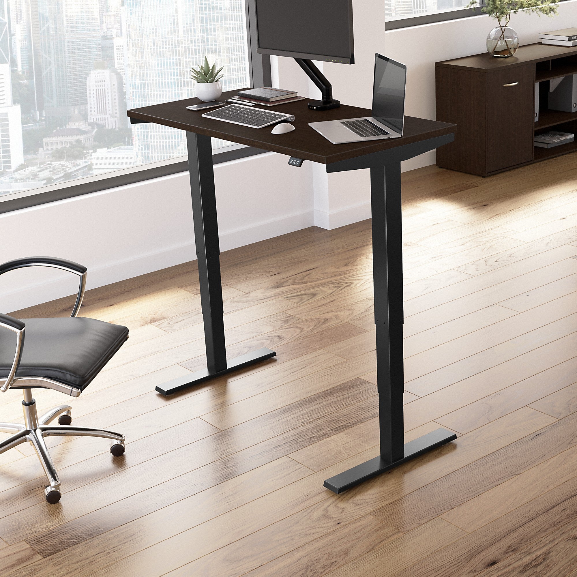 Move 40 Series by Bush Business Furniture 48W x 24D Electric Height Adjustable Standing Desk