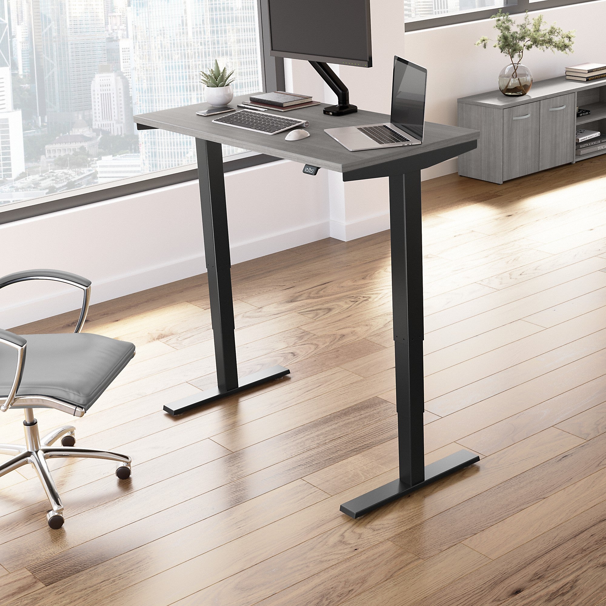 Move 40 Series by Bush Business Furniture 48W x 24D Electric Height Adjustable Standing Desk