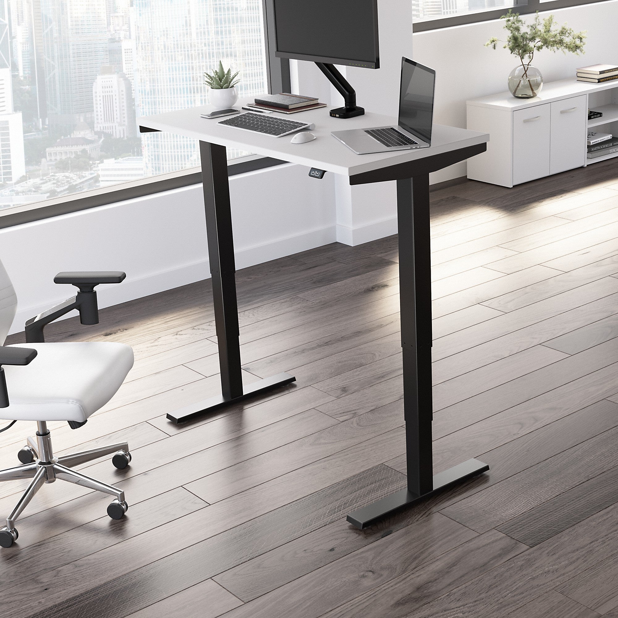 Move 40 Series by Bush Business Furniture 48W x 24D Electric Height Adjustable Standing Desk