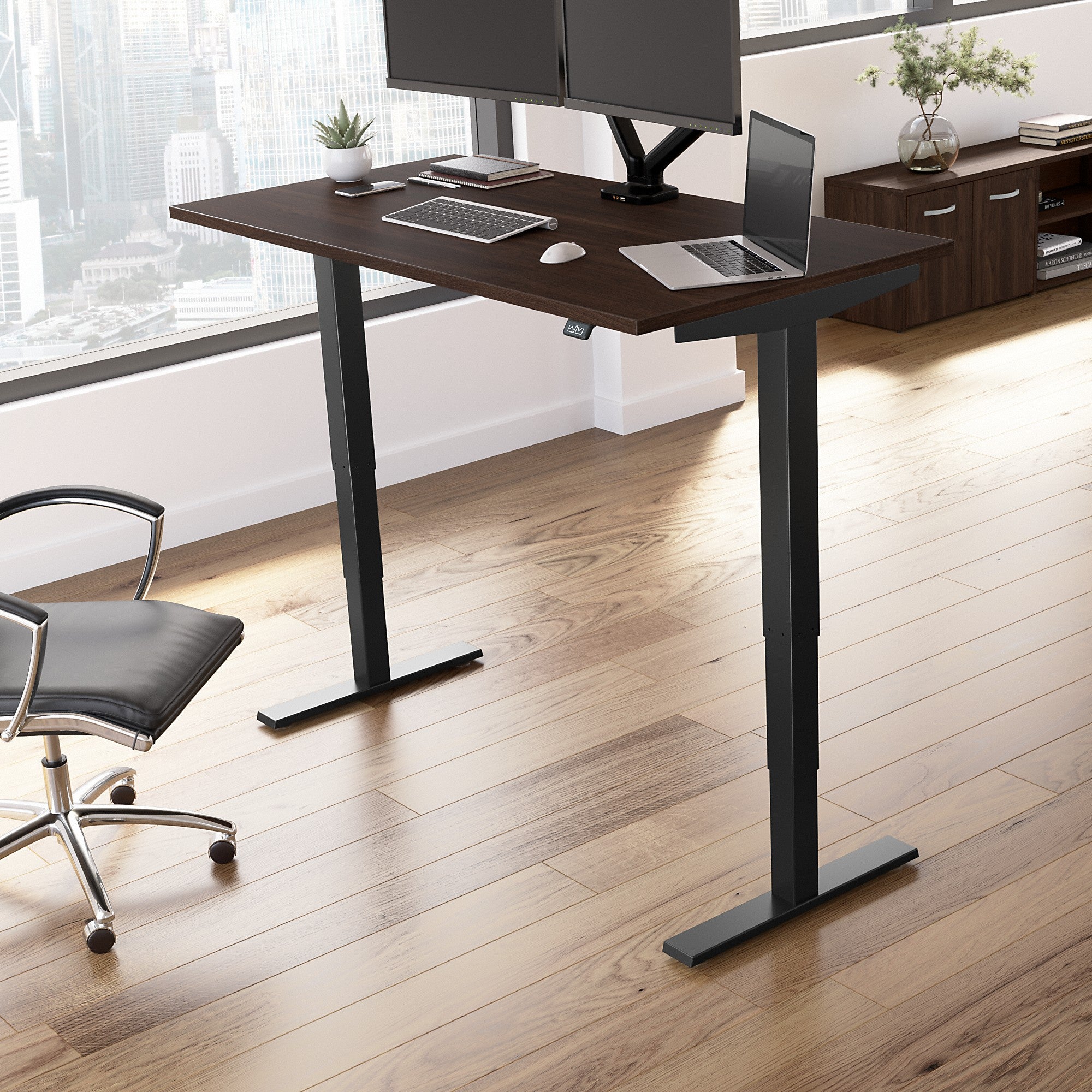 Move 40 Series by Bush Business Furniture 60W x 30D Electric Height Adjustable Standing Desk