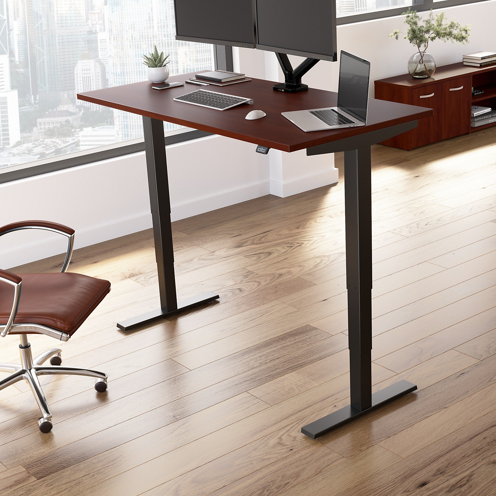 Move 40 Series by Bush Business Furniture 60W x 30D Electric Height Adjustable Standing Desk