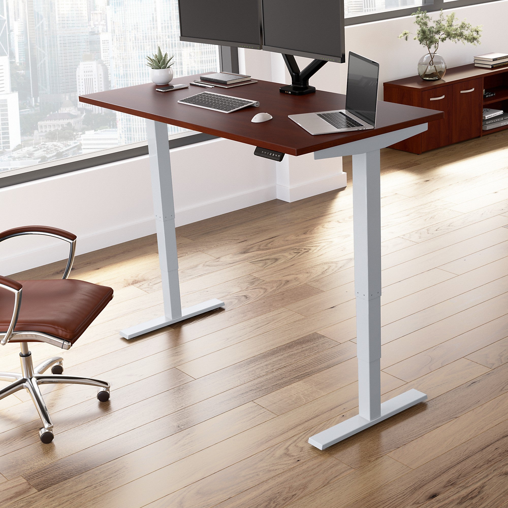 Move 40 Series by Bush Business Furniture 60W x 30D Electric Height Adjustable Standing Desk