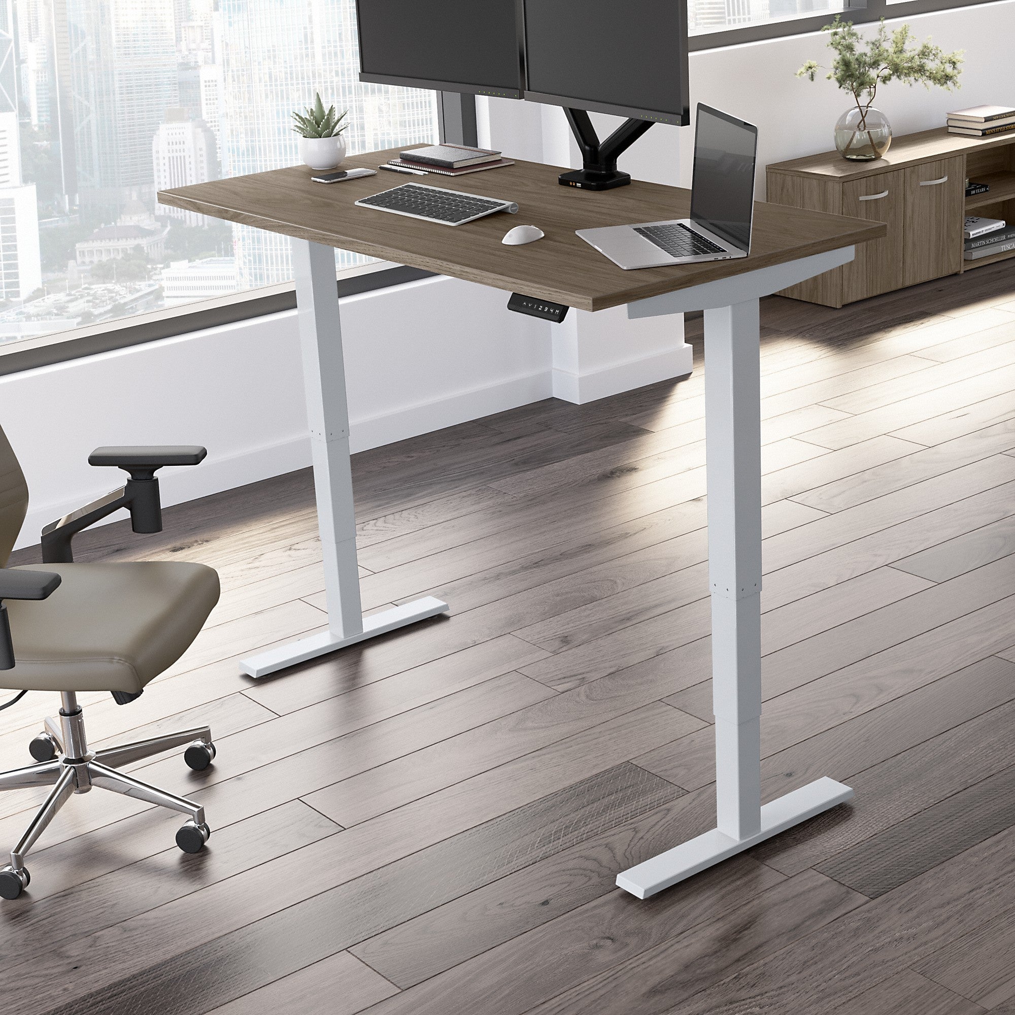 Move 40 Series by Bush Business Furniture 60W x 30D Electric Height Adjustable Standing Desk