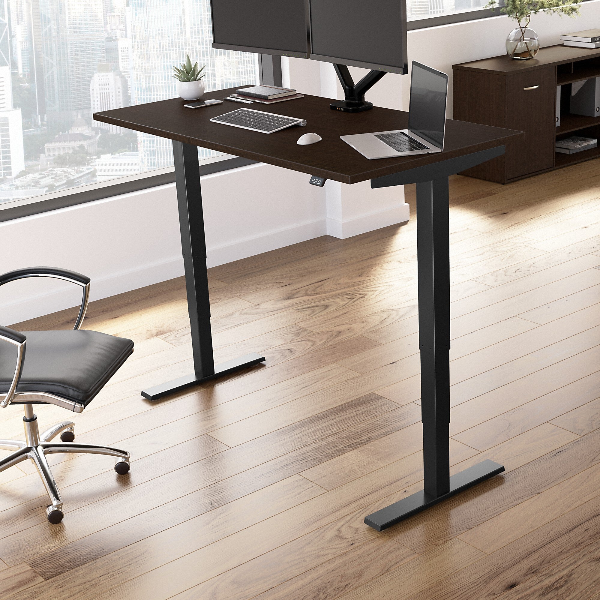 Move 40 Series by Bush Business Furniture 60W x 30D Electric Height Adjustable Standing Desk