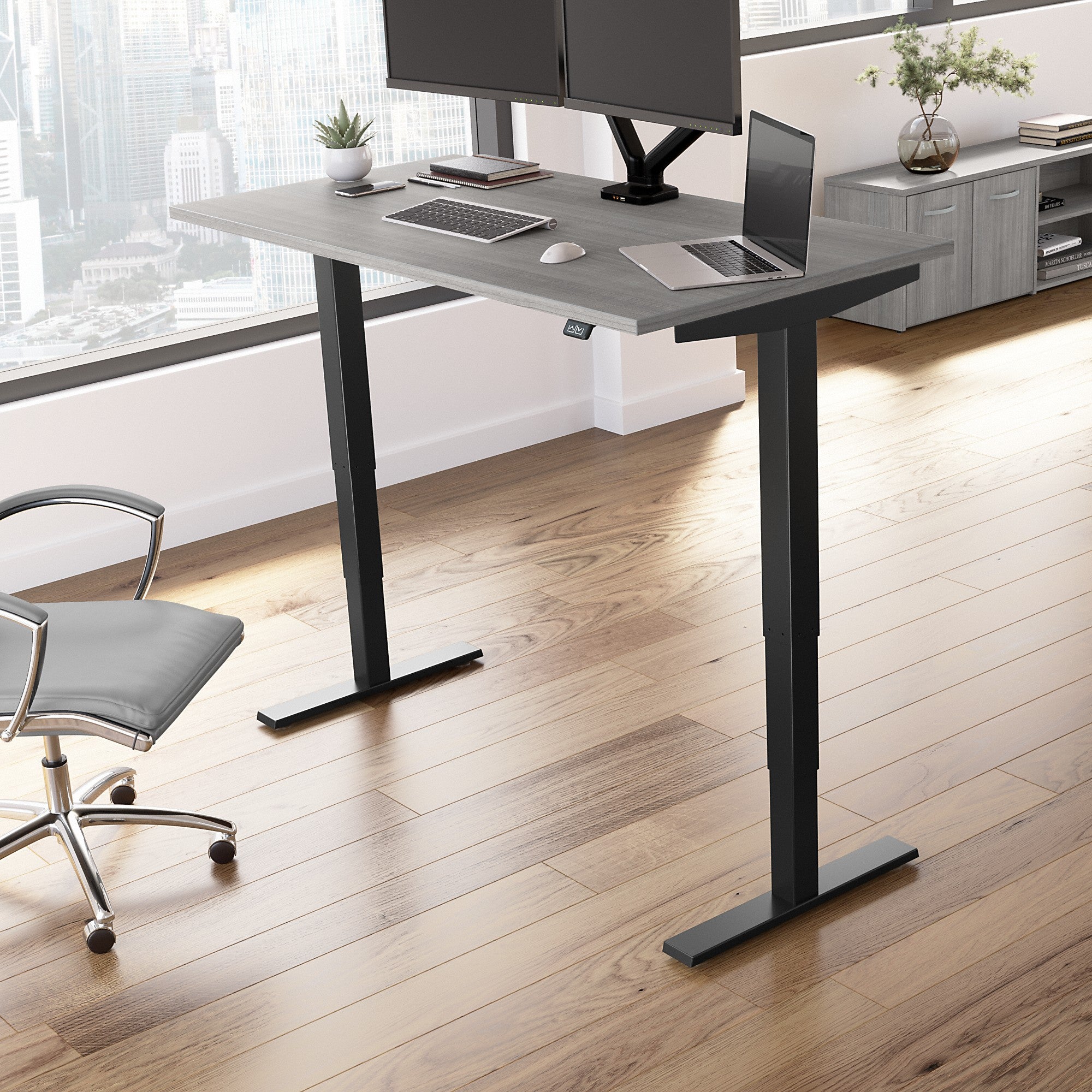 Move 40 Series by Bush Business Furniture 60W x 30D Electric Height Adjustable Standing Desk