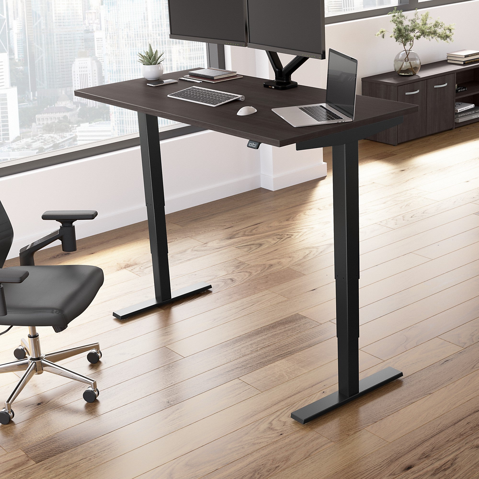 Move 40 Series by Bush Business Furniture 60W x 30D Electric Height Adjustable Standing Desk