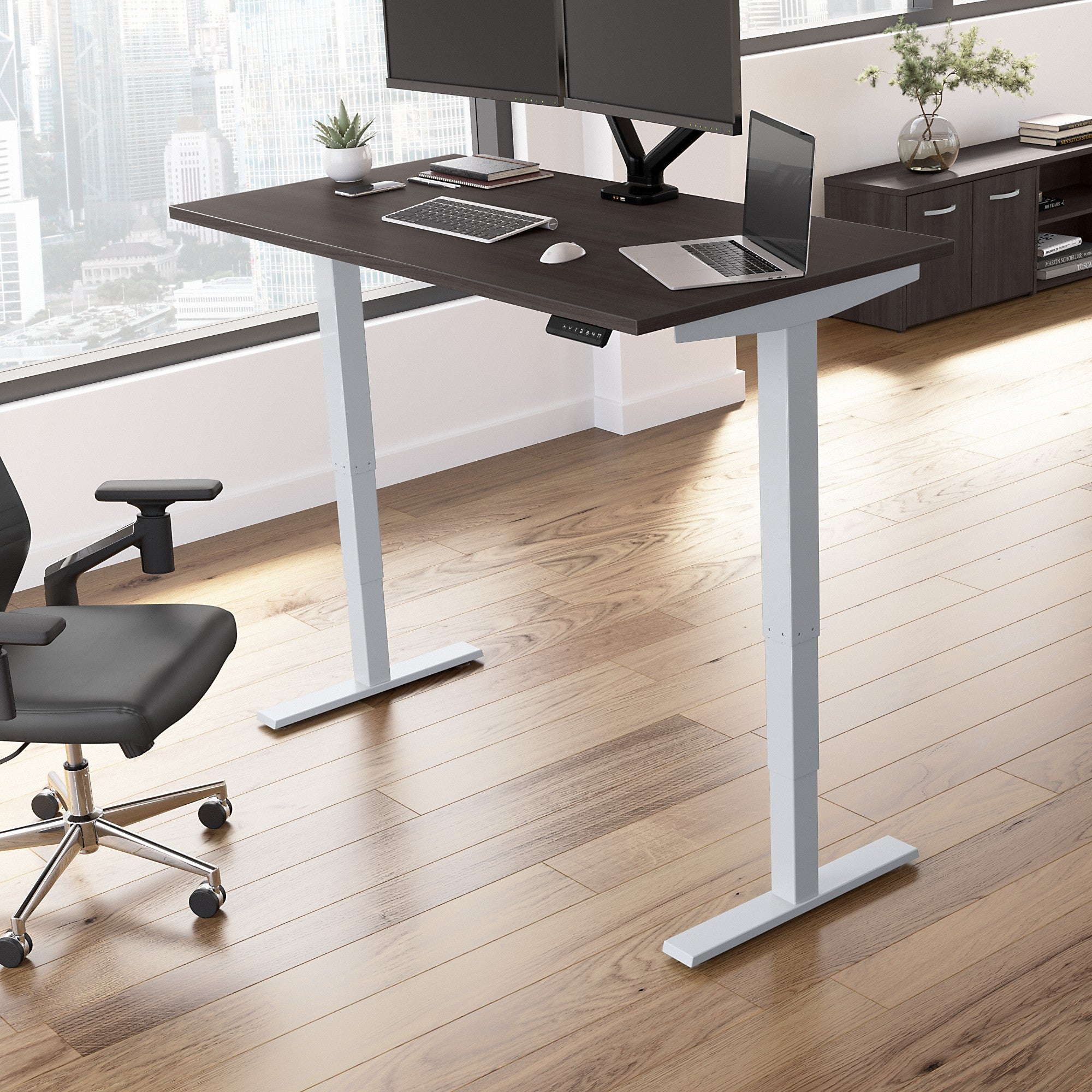 Move 40 Series by Bush Business Furniture 60W x 30D Electric Height Adjustable Standing Desk