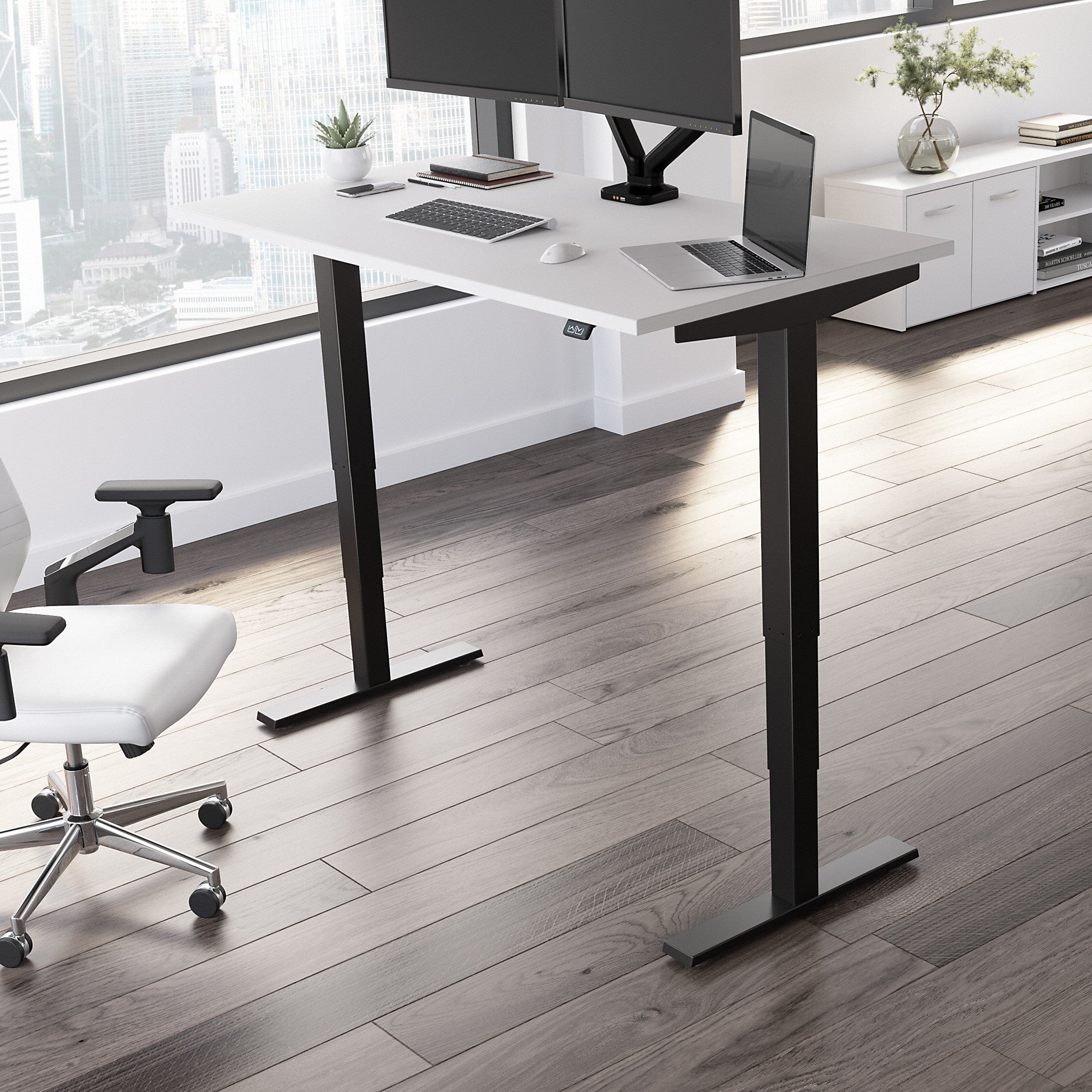 Move 40 Series by Bush Business Furniture 60W x 30D Electric Height Adjustable Standing Desk