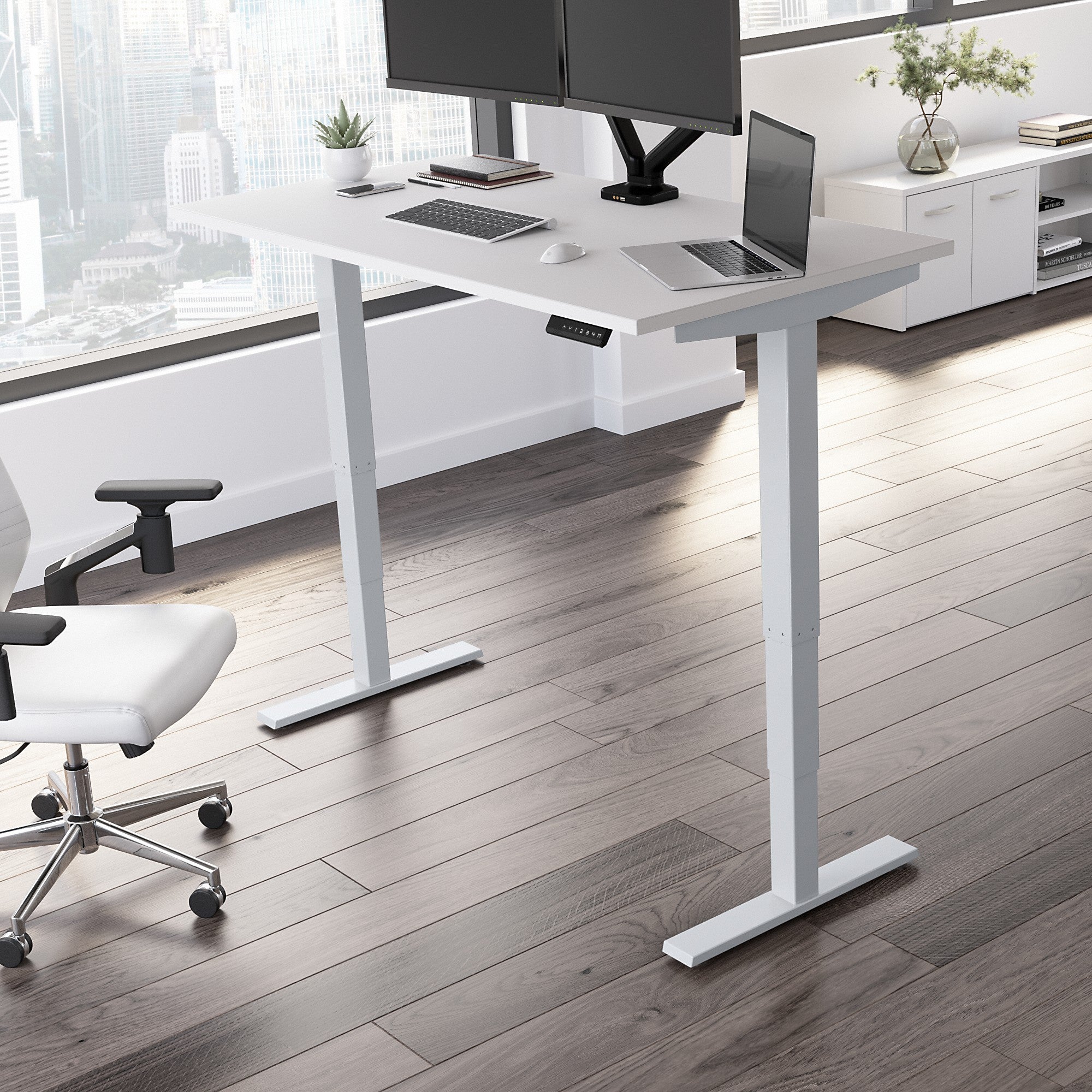 Move 40 Series by Bush Business Furniture 60W x 30D Electric Height Adjustable Standing Desk