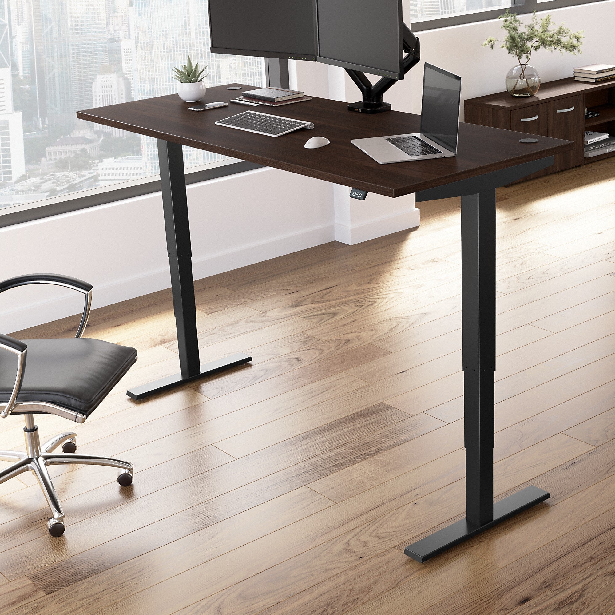 Move 40 Series by Bush Business Furniture 72W x 30D Electric Height Adjustable Standing Desk