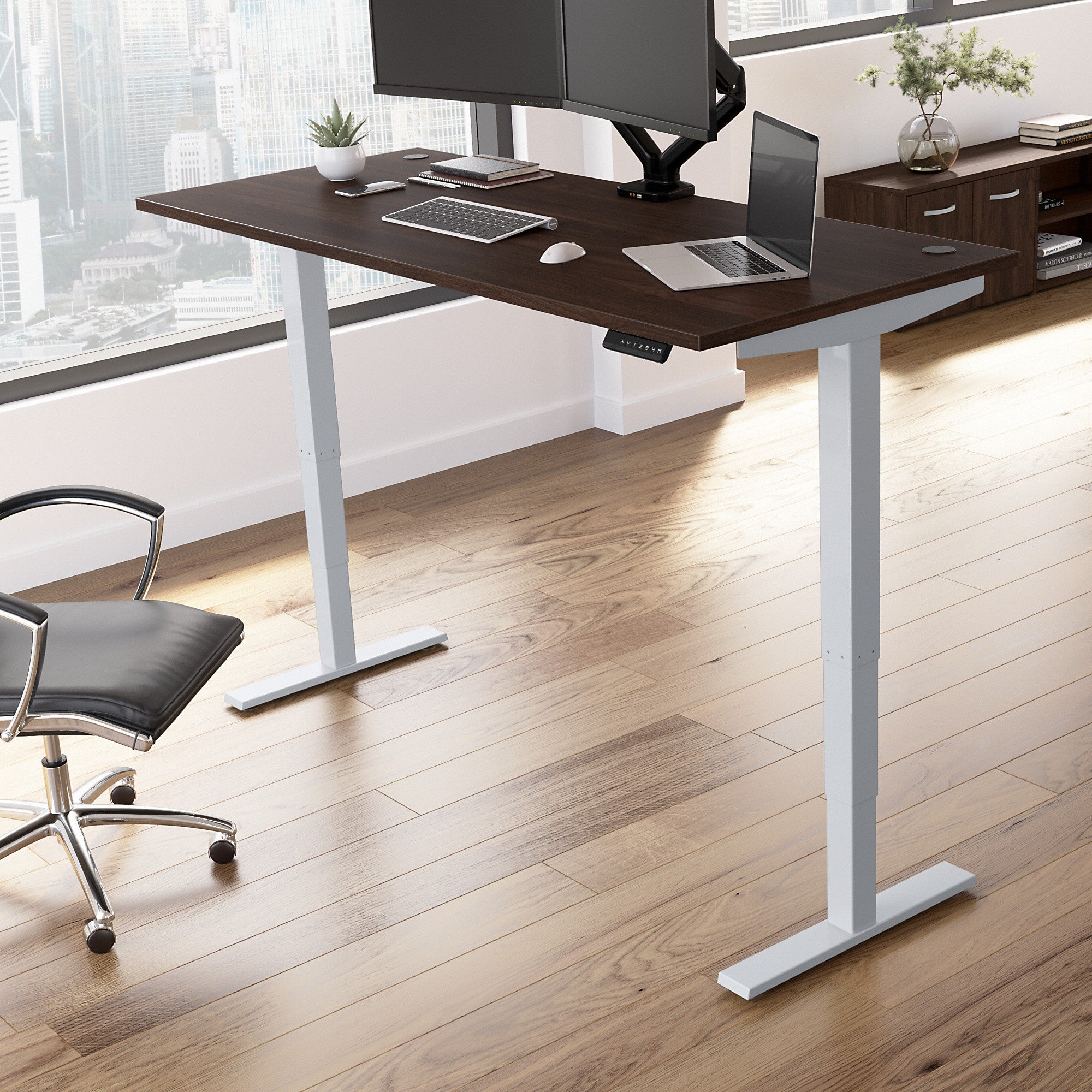 Move 40 Series by Bush Business Furniture 72W x 30D Electric Height Adjustable Standing Desk