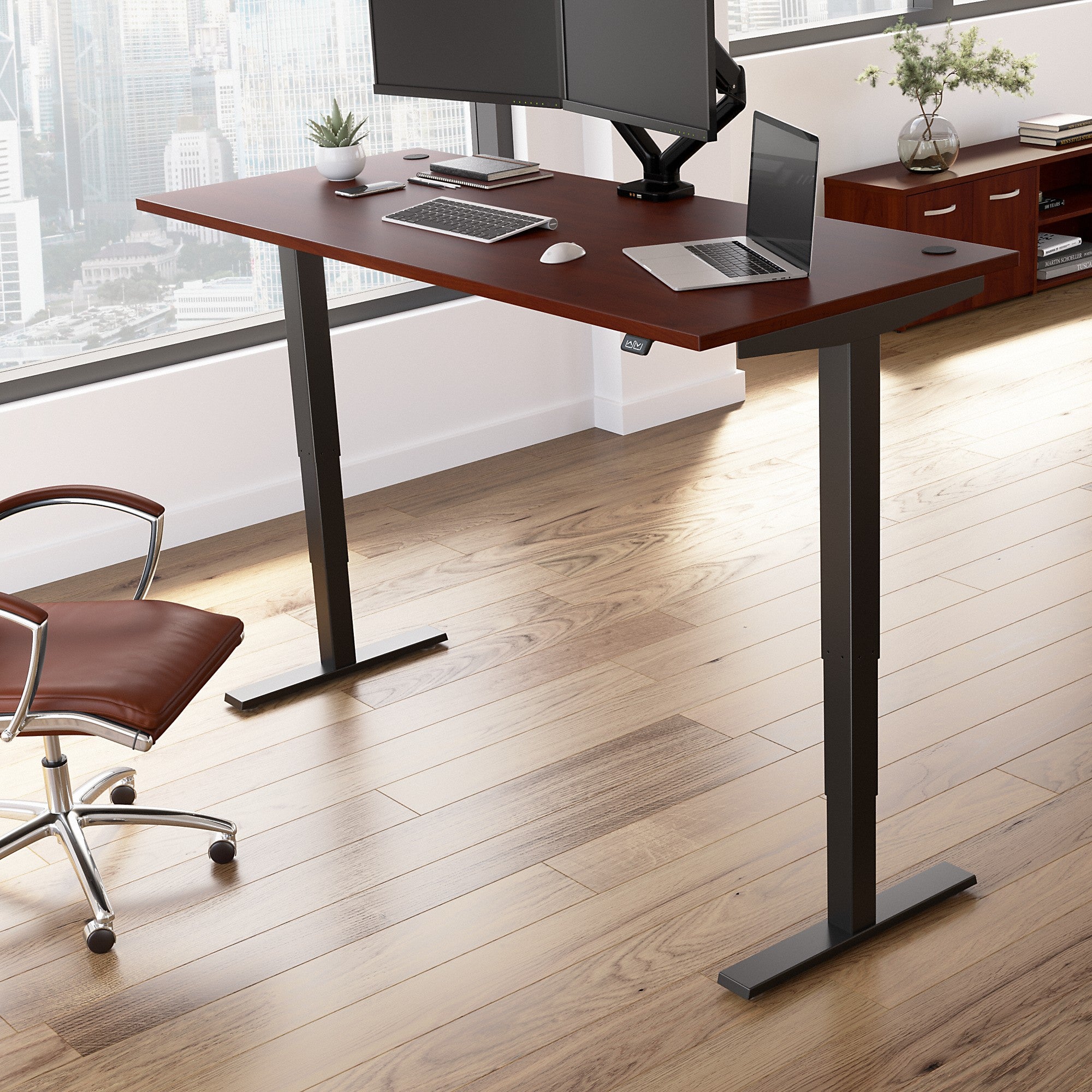 Move 40 Series by Bush Business Furniture 72W x 30D Electric Height Adjustable Standing Desk