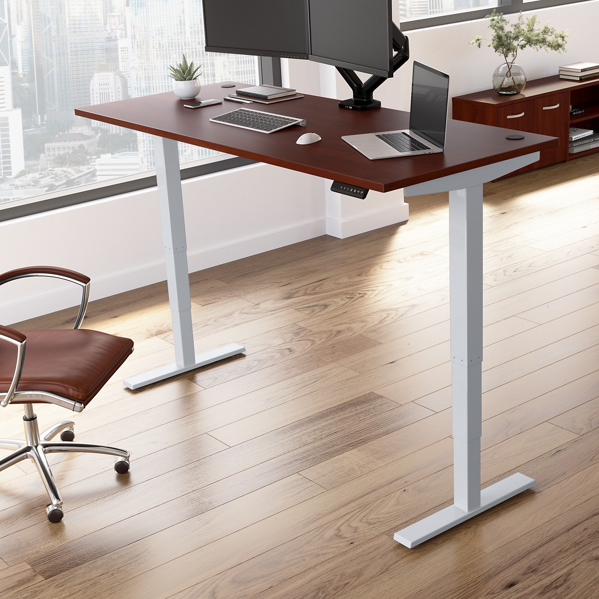 Move 40 Series by Bush Business Furniture 72W x 30D Electric Height Adjustable Standing Desk