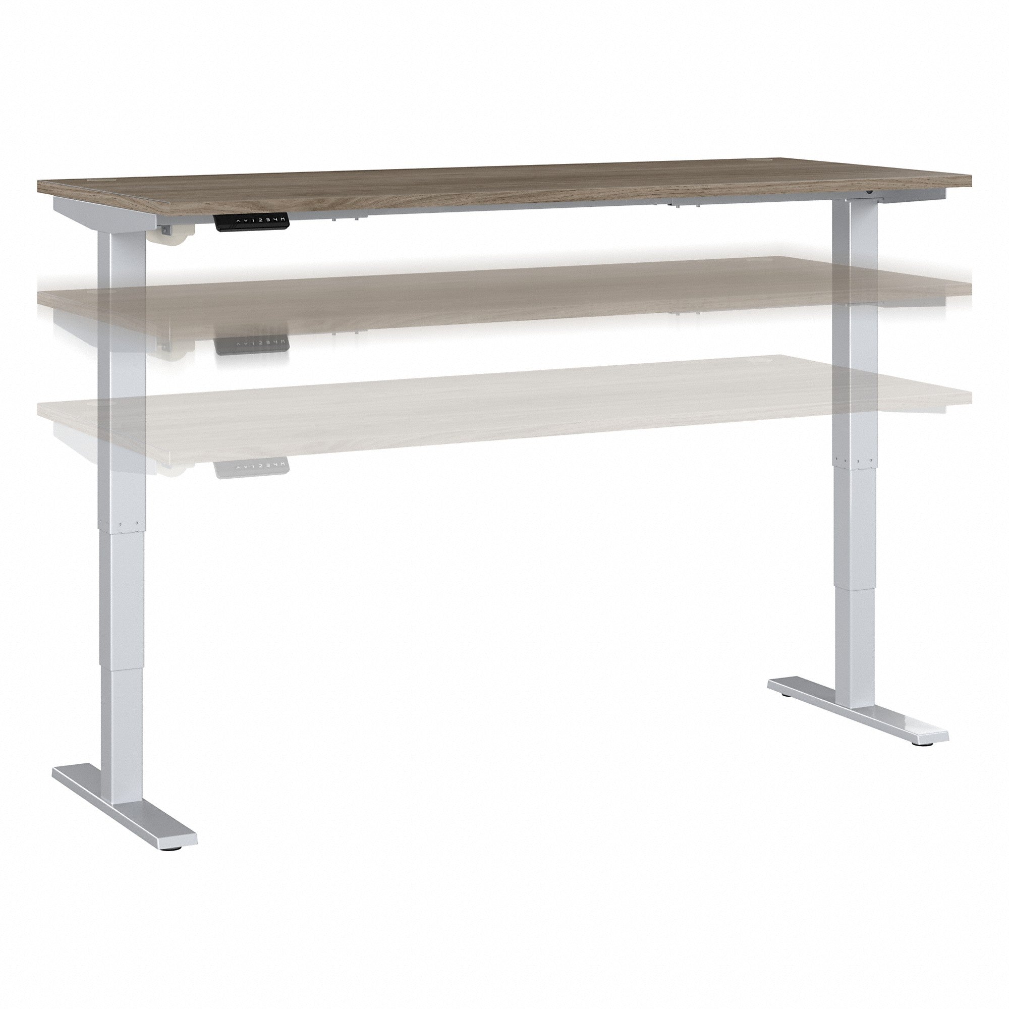 Move 40 Series by Bush Business Furniture 72W x 30D Electric Height Adjustable Standing Desk