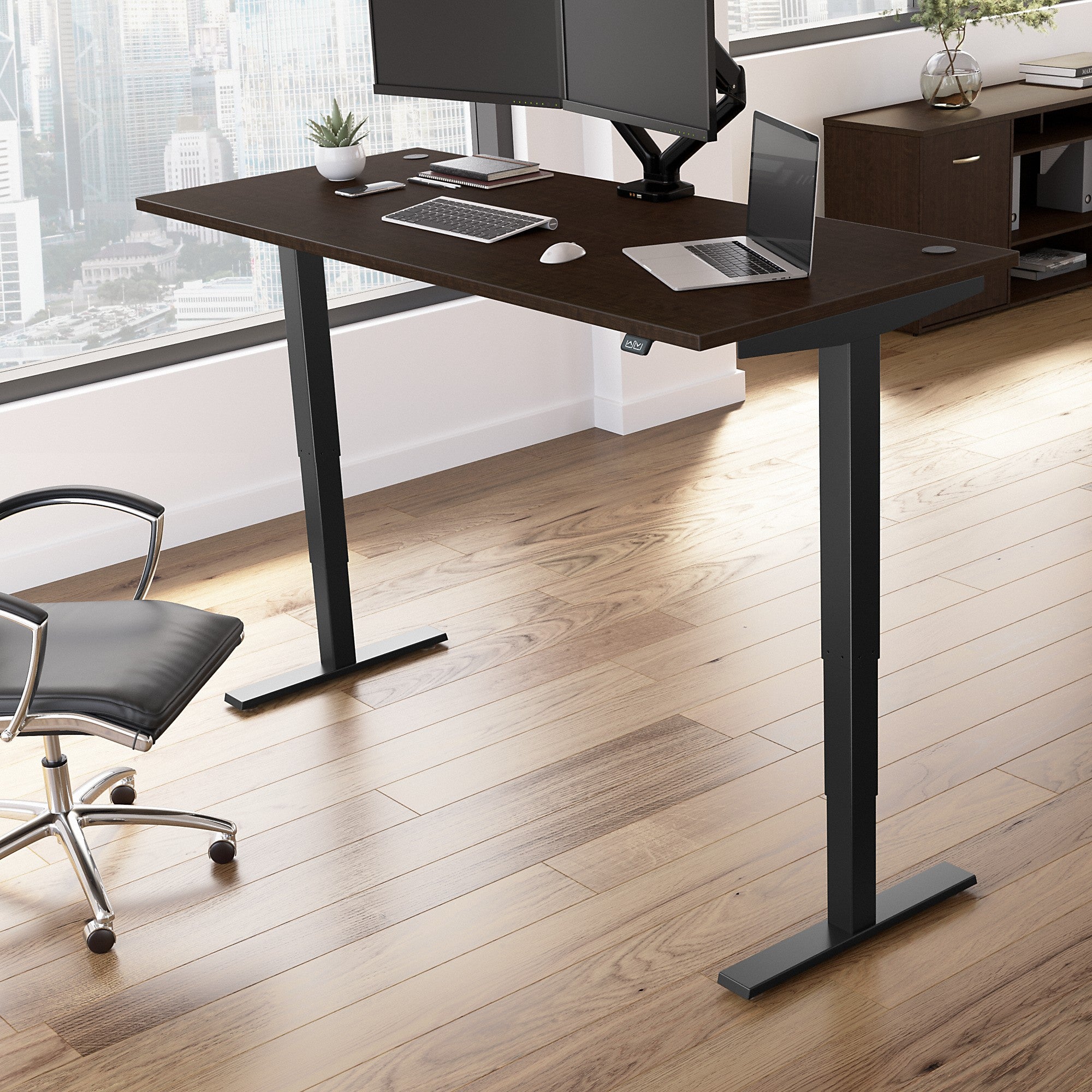 Move 40 Series by Bush Business Furniture 72W x 30D Electric Height Adjustable Standing Desk