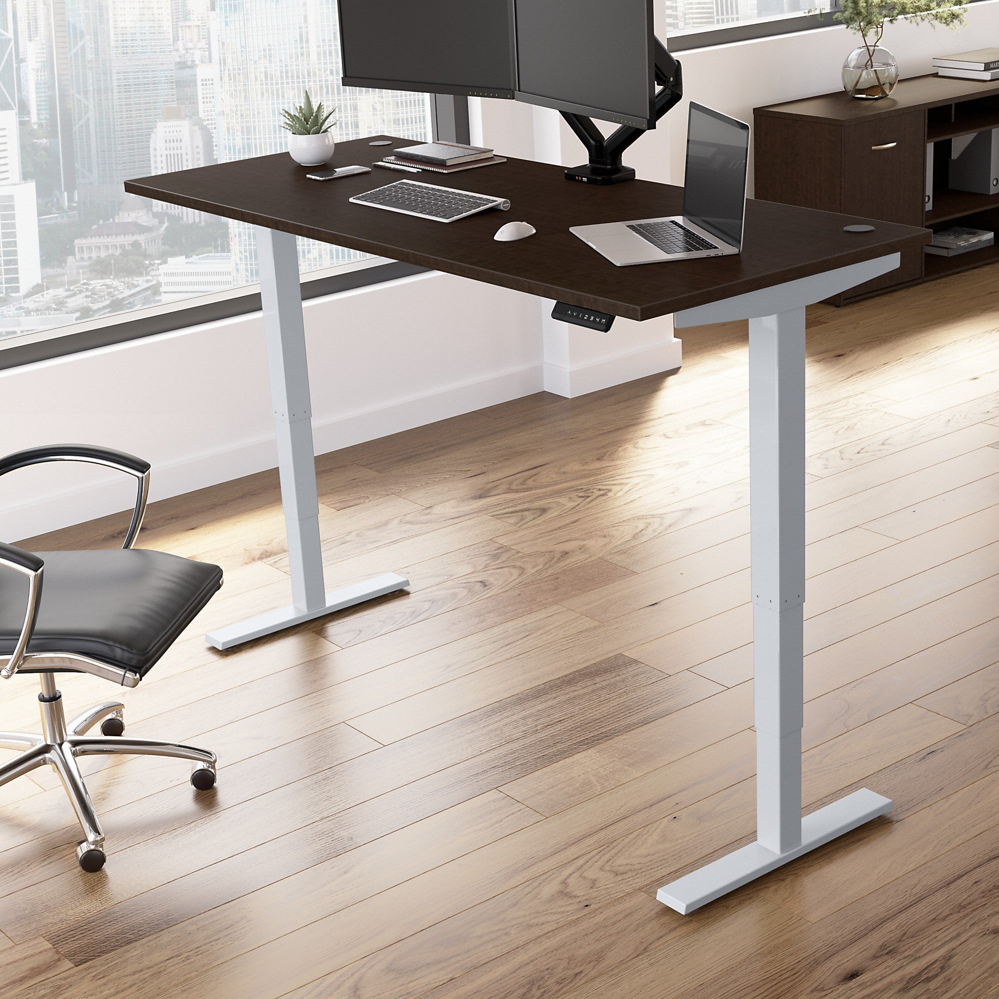 Move 40 Series by Bush Business Furniture 72W x 30D Electric Height Adjustable Standing Desk