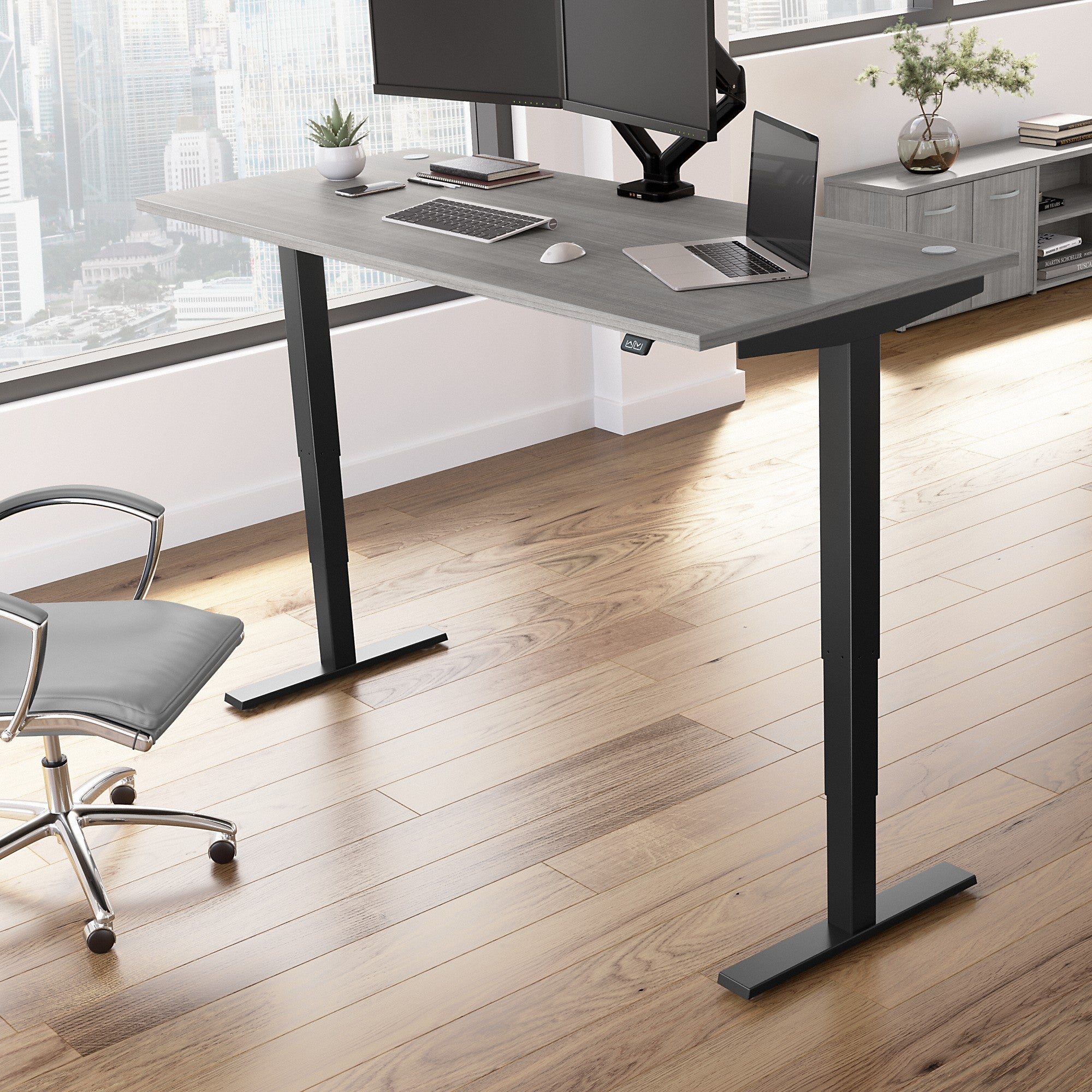 Move 40 Series by Bush Business Furniture 72W x 30D Electric Height Adjustable Standing Desk