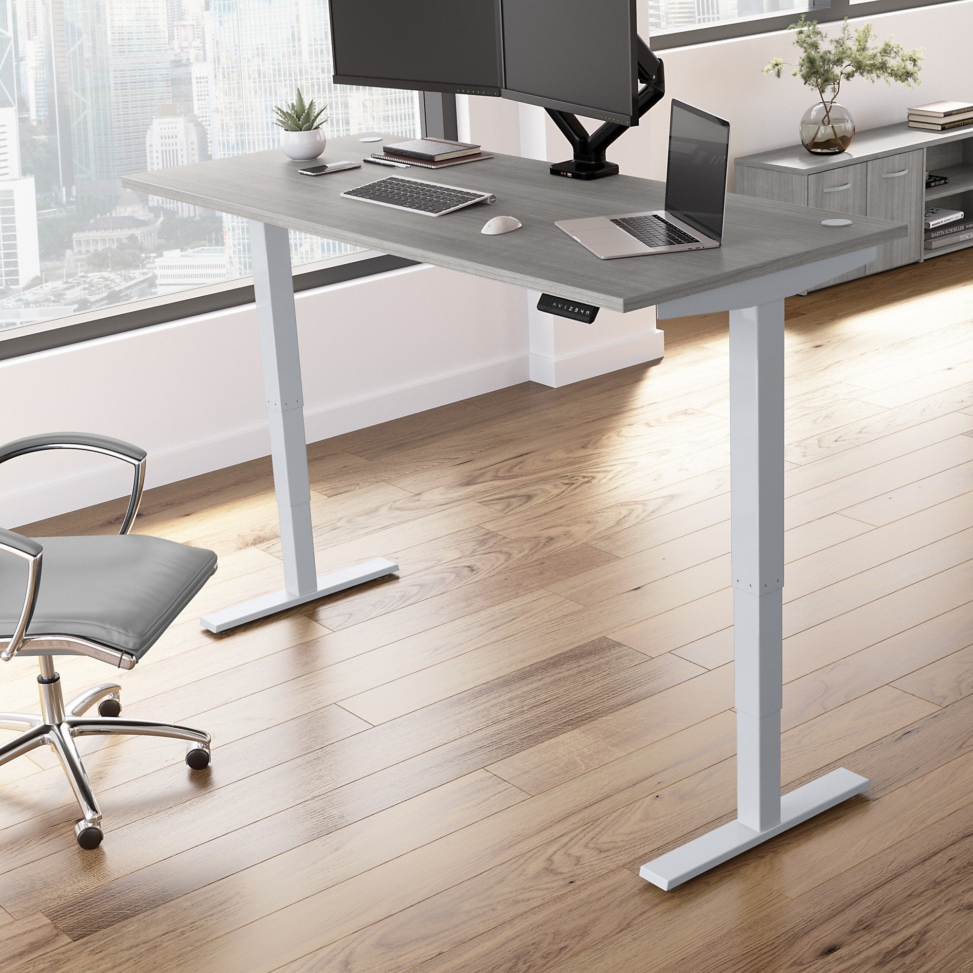 Move 40 Series by Bush Business Furniture 72W x 30D Electric Height Adjustable Standing Desk