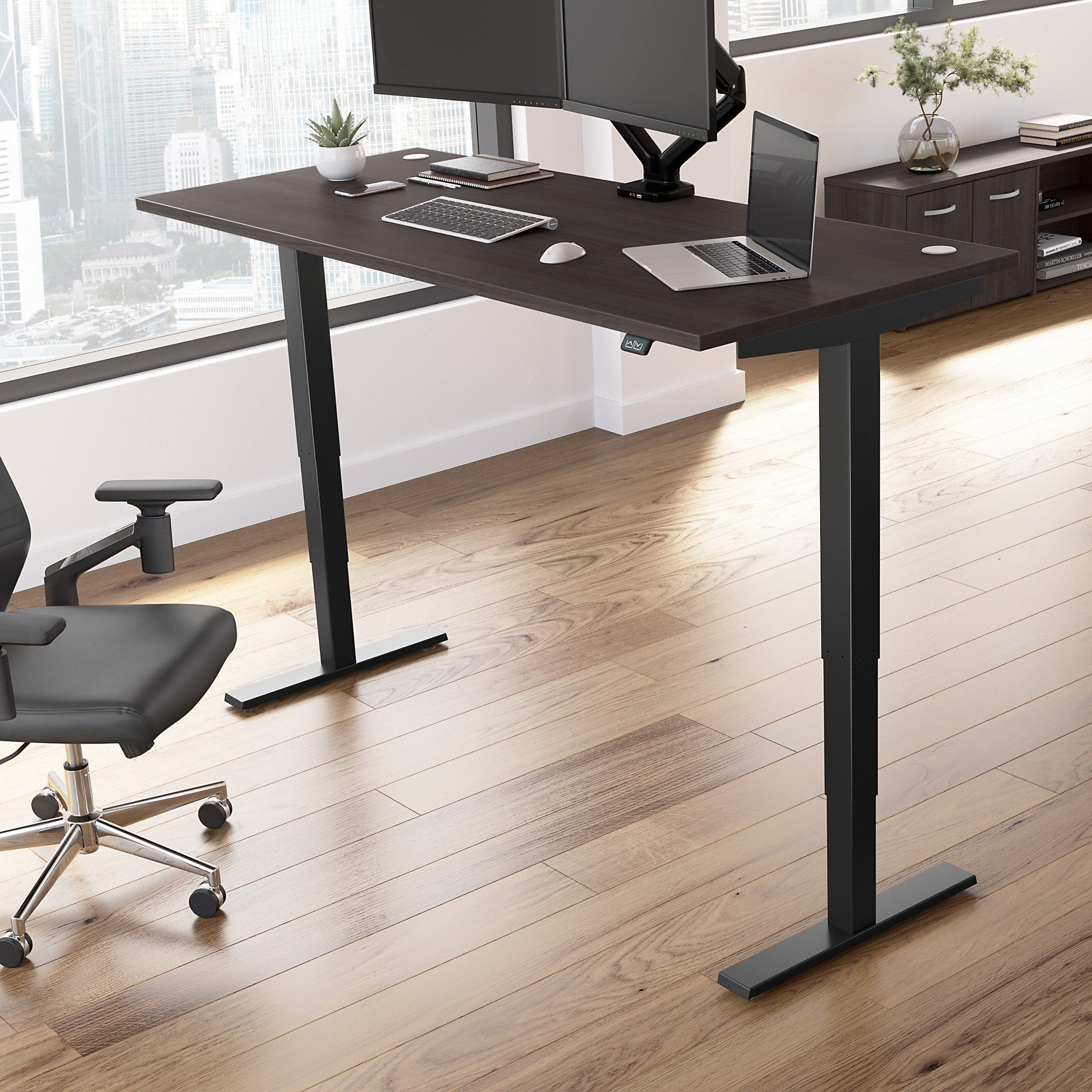 Move 40 Series by Bush Business Furniture 72W x 30D Electric Height Adjustable Standing Desk