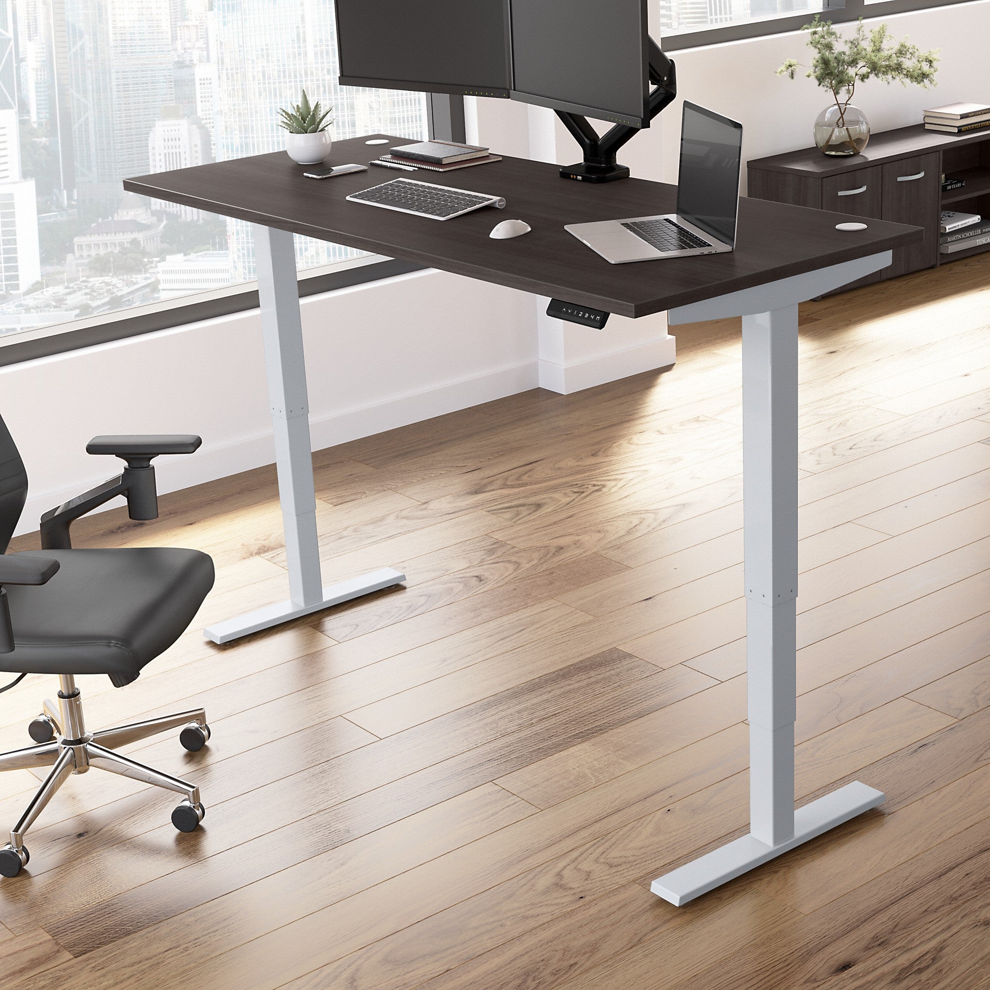 Move 40 Series by Bush Business Furniture 72W x 30D Electric Height Adjustable Standing Desk