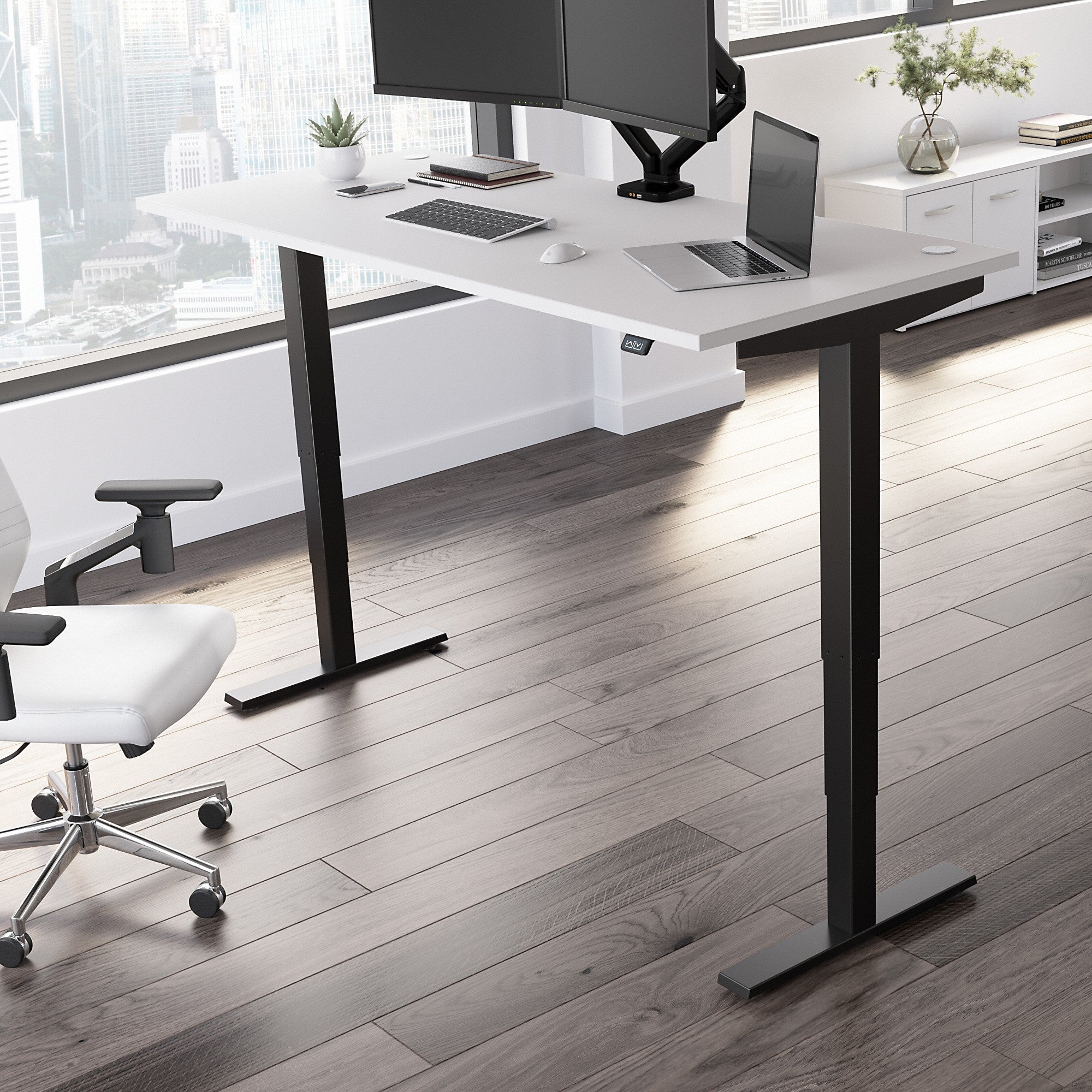 Move 40 Series by Bush Business Furniture 72W x 30D Electric Height Adjustable Standing Desk