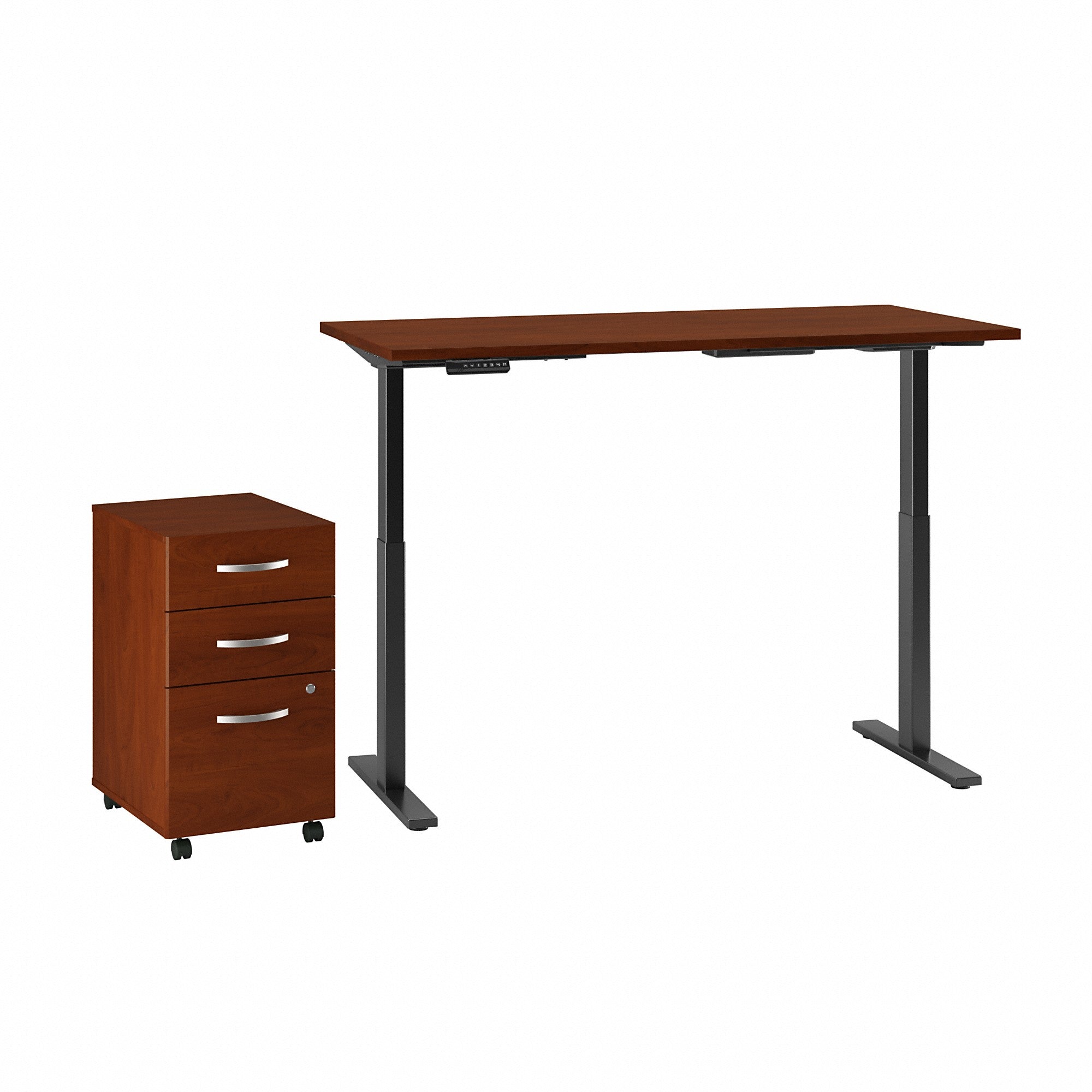 Move 60 Series by Bush Business Furniture 60W x 30D Height Adjustable Standing Desk with Storage