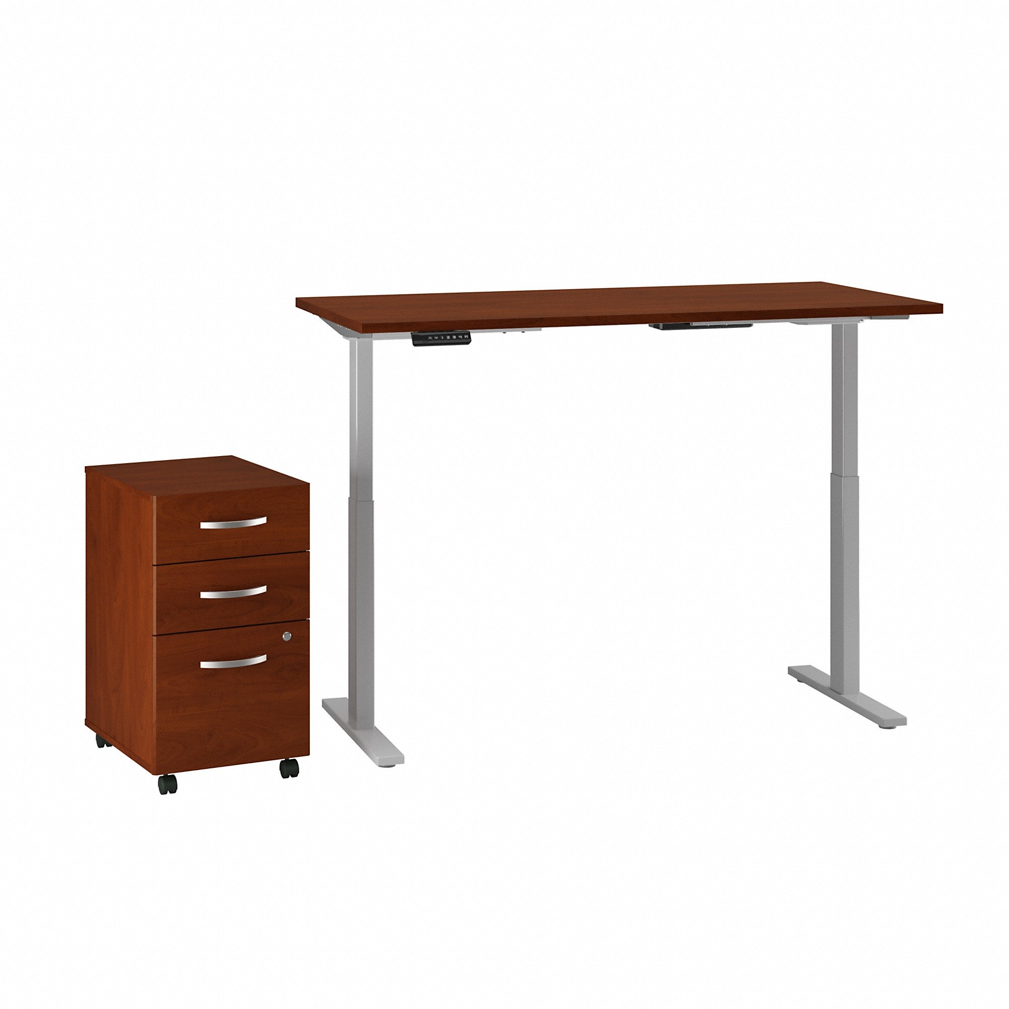 Move 60 Series by Bush Business Furniture 60W x 30D Height Adjustable Standing Desk with Storage