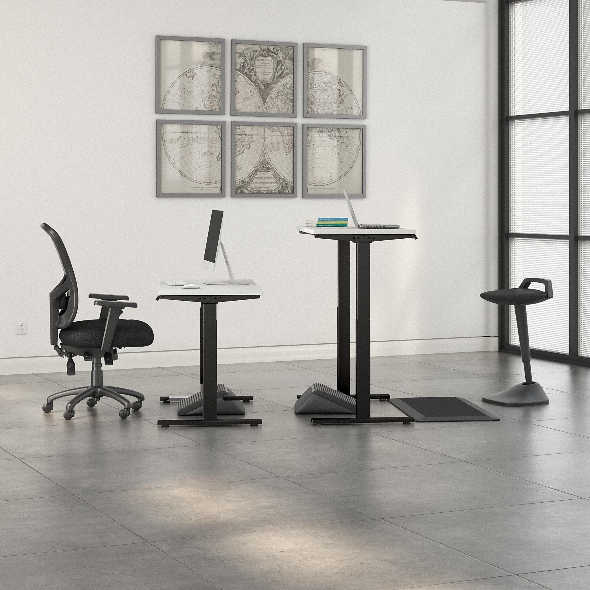 Move 60 Series by Bush Business Furniture 48W x 24D Electric Height Adjustable Standing Desk