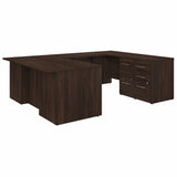 Bush Business Furniture Office 500 72W U Shaped Executive Desk with Drawers