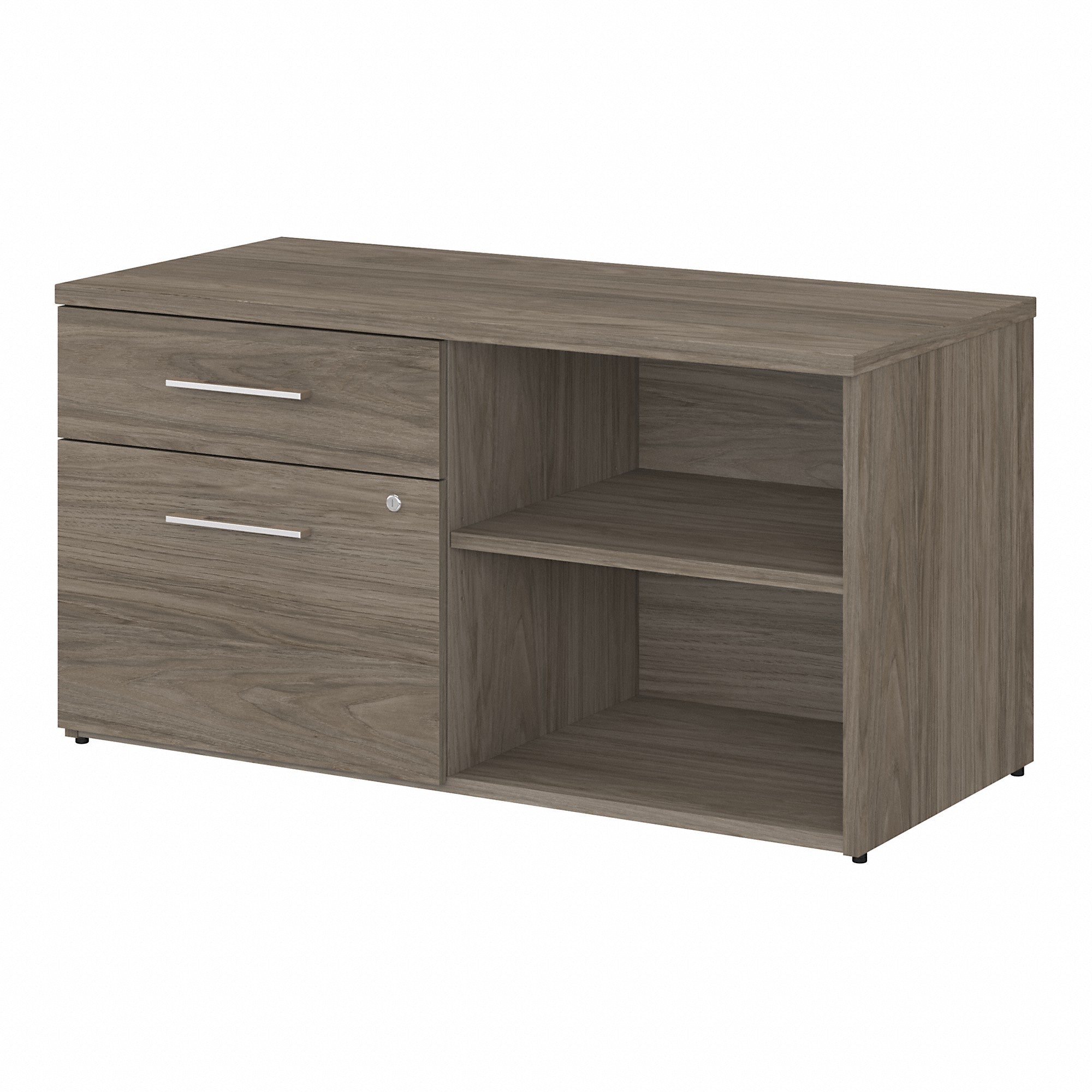 Bush Business Furniture Office 500 Low Storage Cabinet with Drawers and Shelves