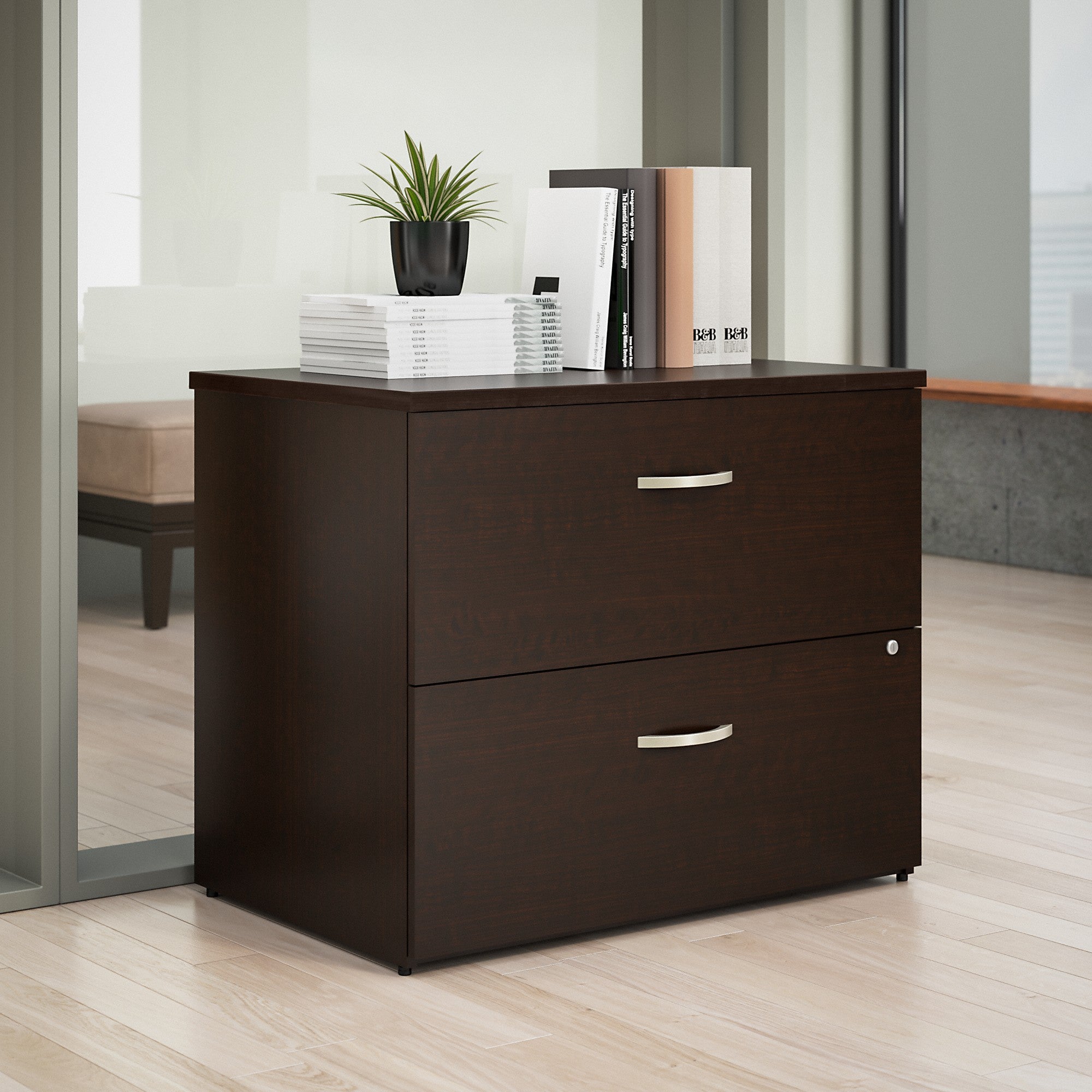 Bush Business Furniture Office in an Hour Lateral File Cabinet