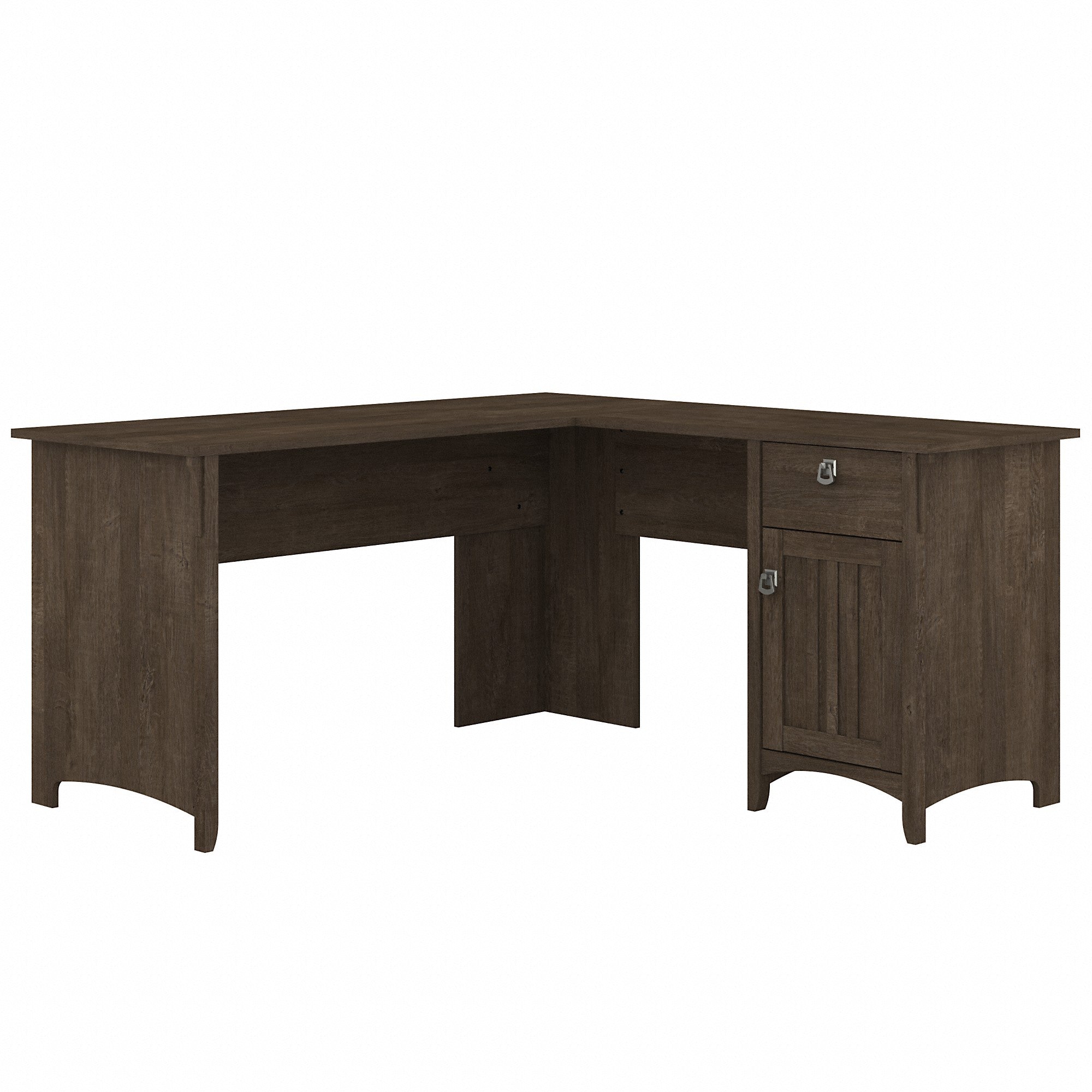 Bush Furniture Salinas 60W L Shaped Desk with Storage