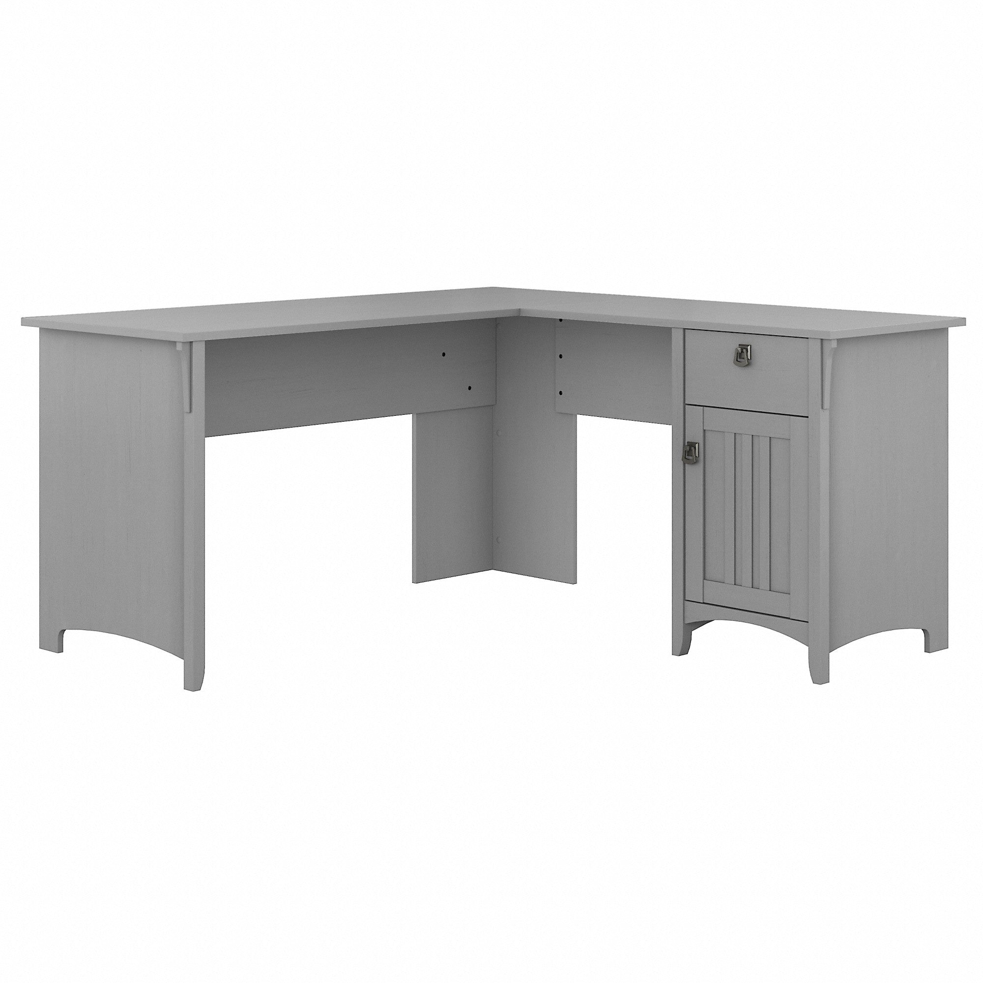 Bush Furniture Salinas 60W L Shaped Desk with Storage