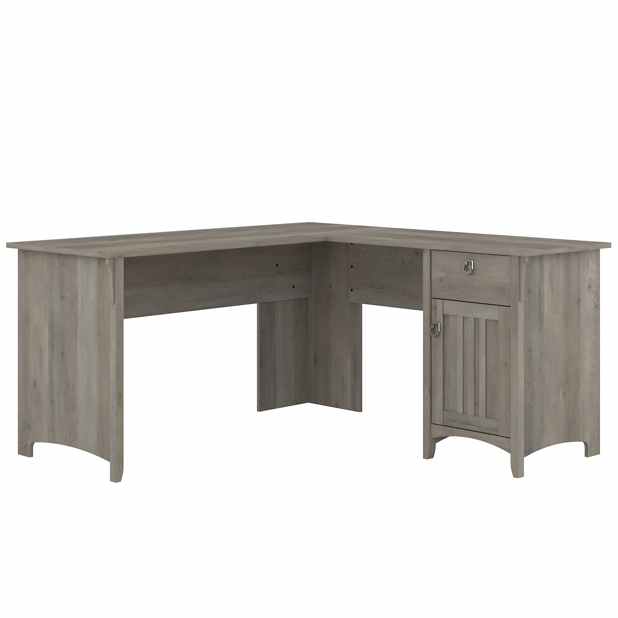 Bush Furniture Salinas 60W L Shaped Desk with Storage