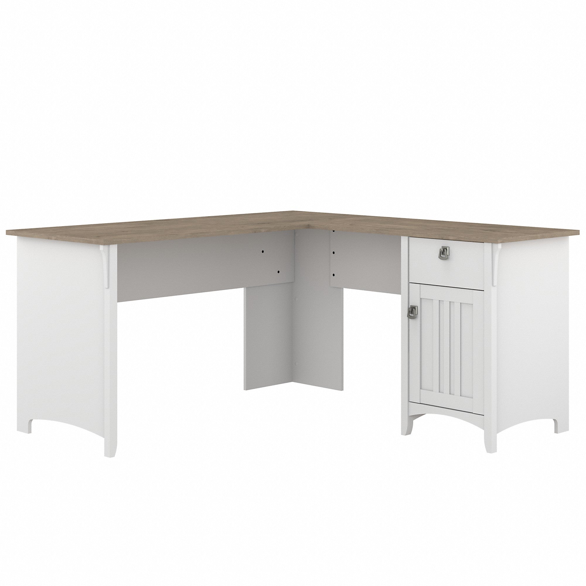 Bush Furniture Salinas 60W L Shaped Desk with Storage