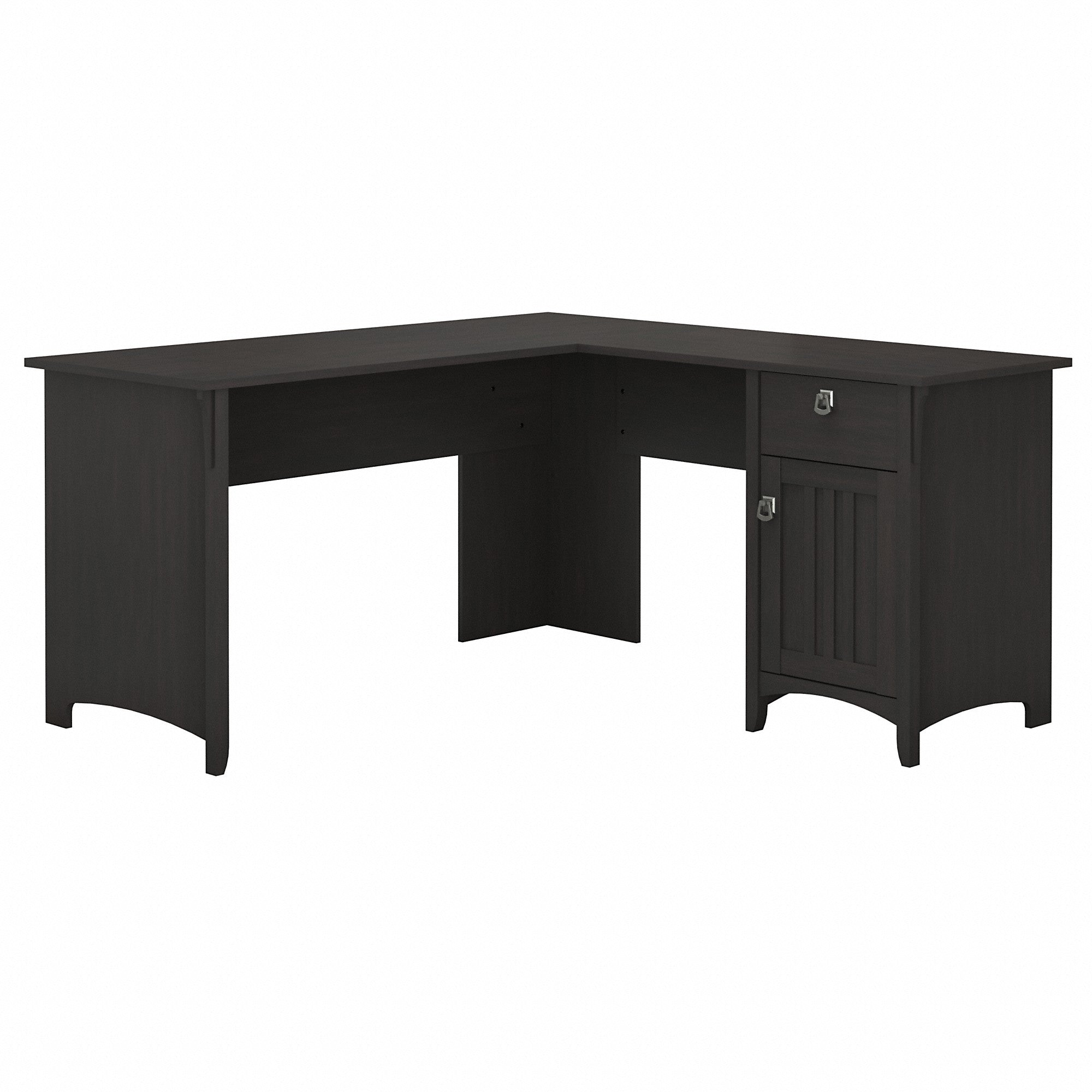 Bush Furniture Salinas 60W L Shaped Desk with Storage