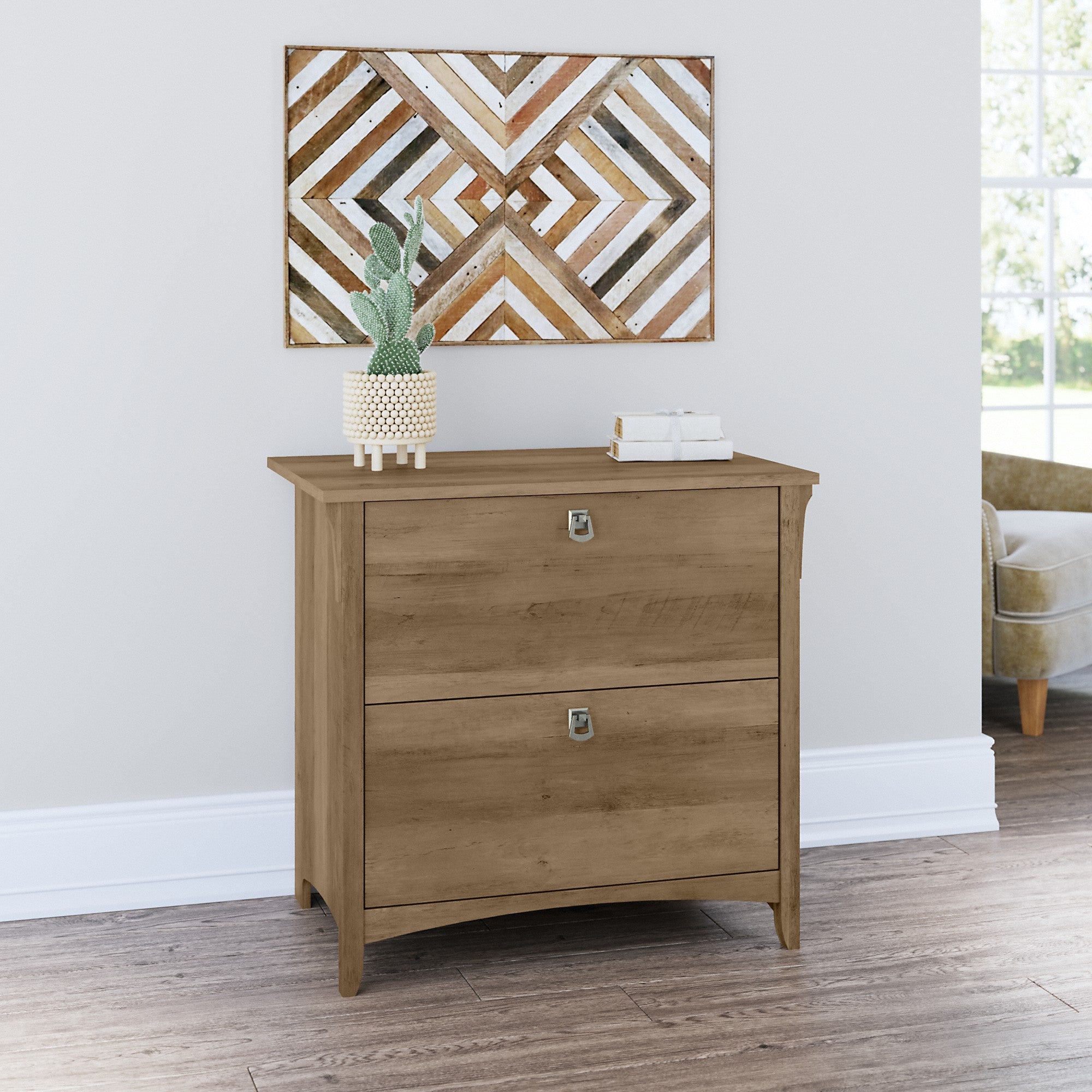 Bush Furniture Salinas 2 Drawer Lateral File Cabinet