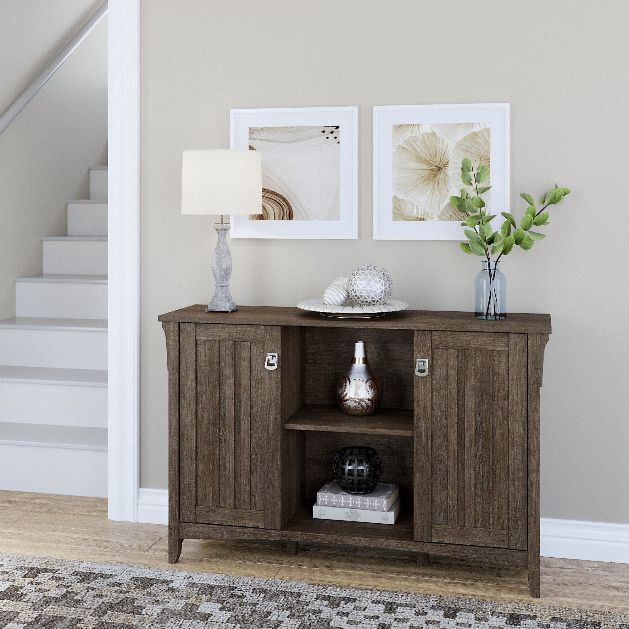 Bush Furniture Salinas Accent Storage Cabinet with Doors