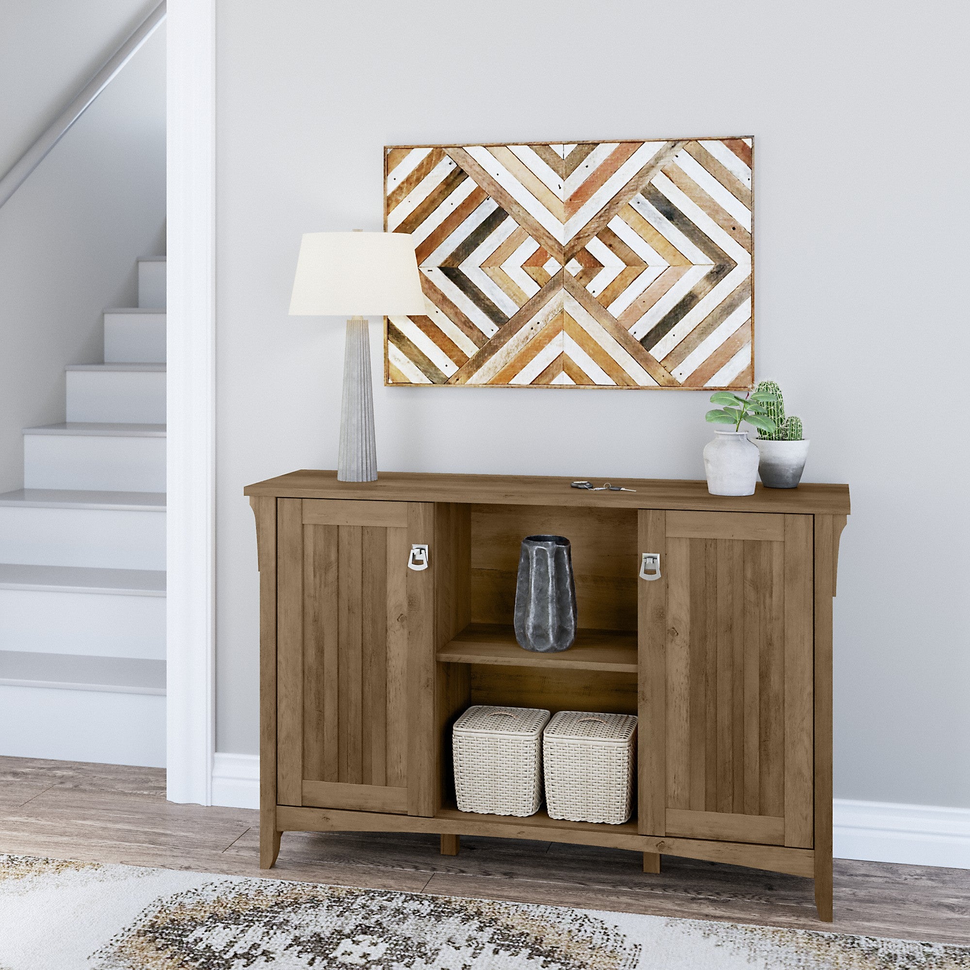 Bush Furniture Salinas Accent Storage Cabinet with Doors